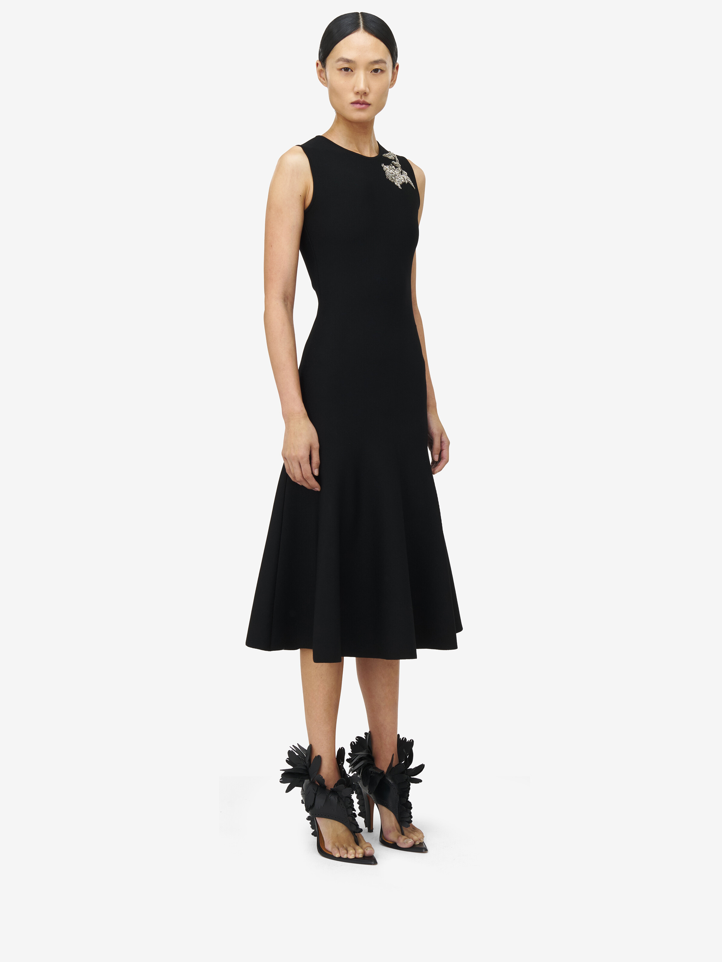 Banshee Embroidery Knitted Dress - 3