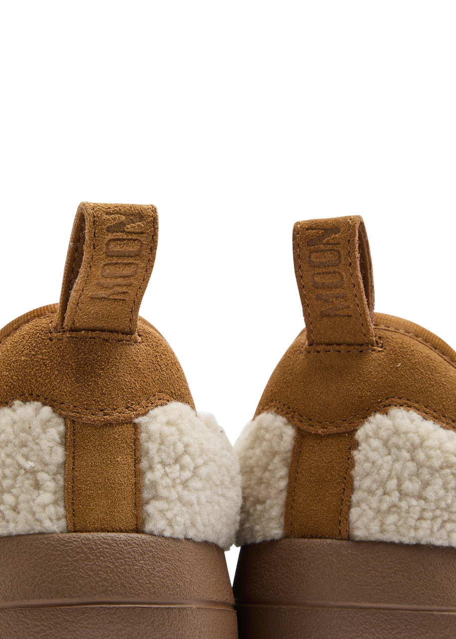 Moon Boot Park Padded Quilted Fleece Mules - 4
