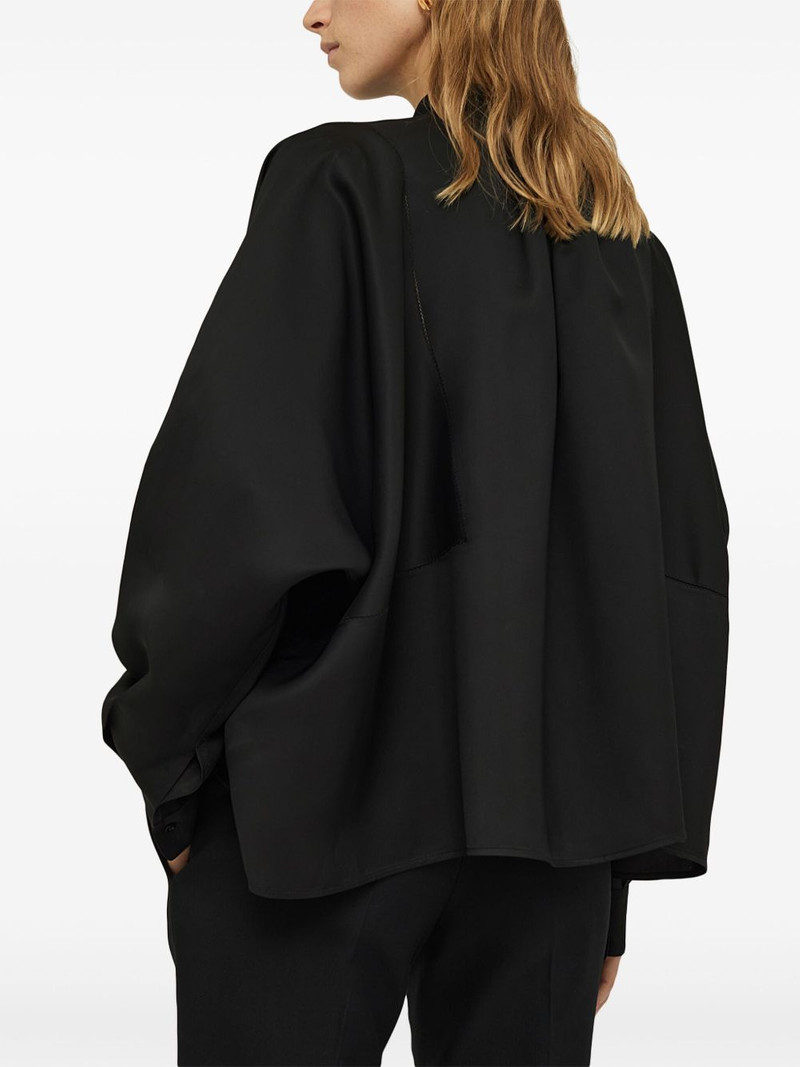 pleated long-sleeve shirt 3