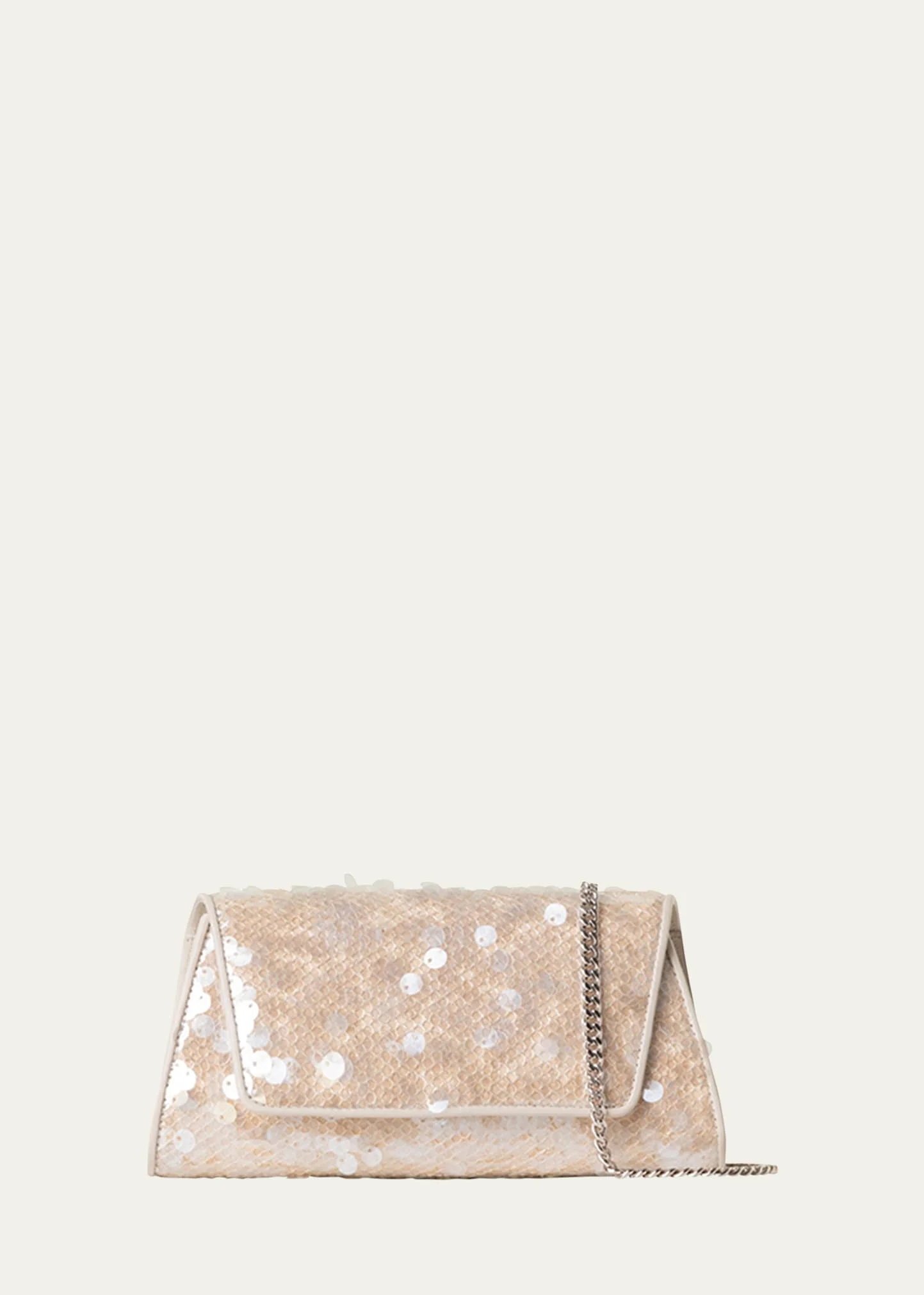 Anouk Mini Sequined Trapezoid Clutch Bag - 1