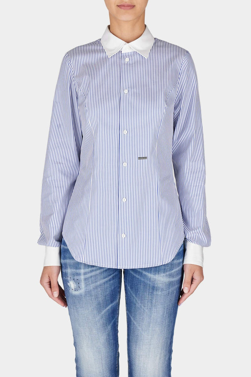 STRIPES COTTON TENNIS SHIRT 3