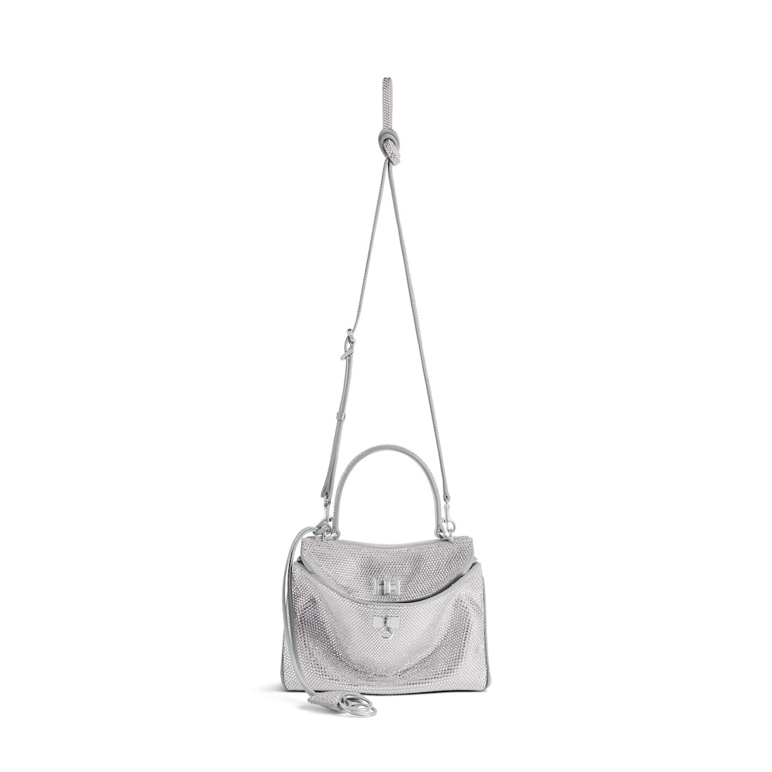Women's Rodeo Mini Handbag With Rhinestones  in Smoke Grey - 5