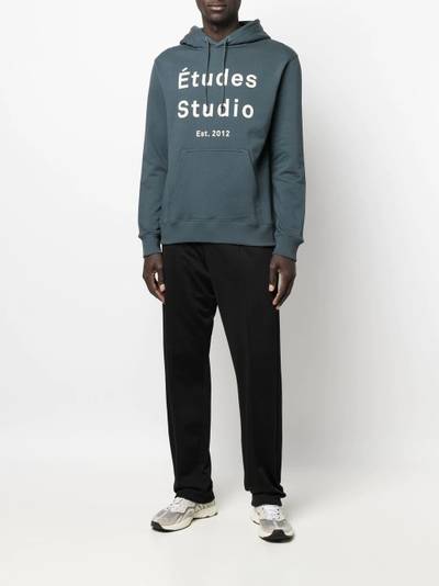 Étude Studio logo-print pullover hoodie outlook