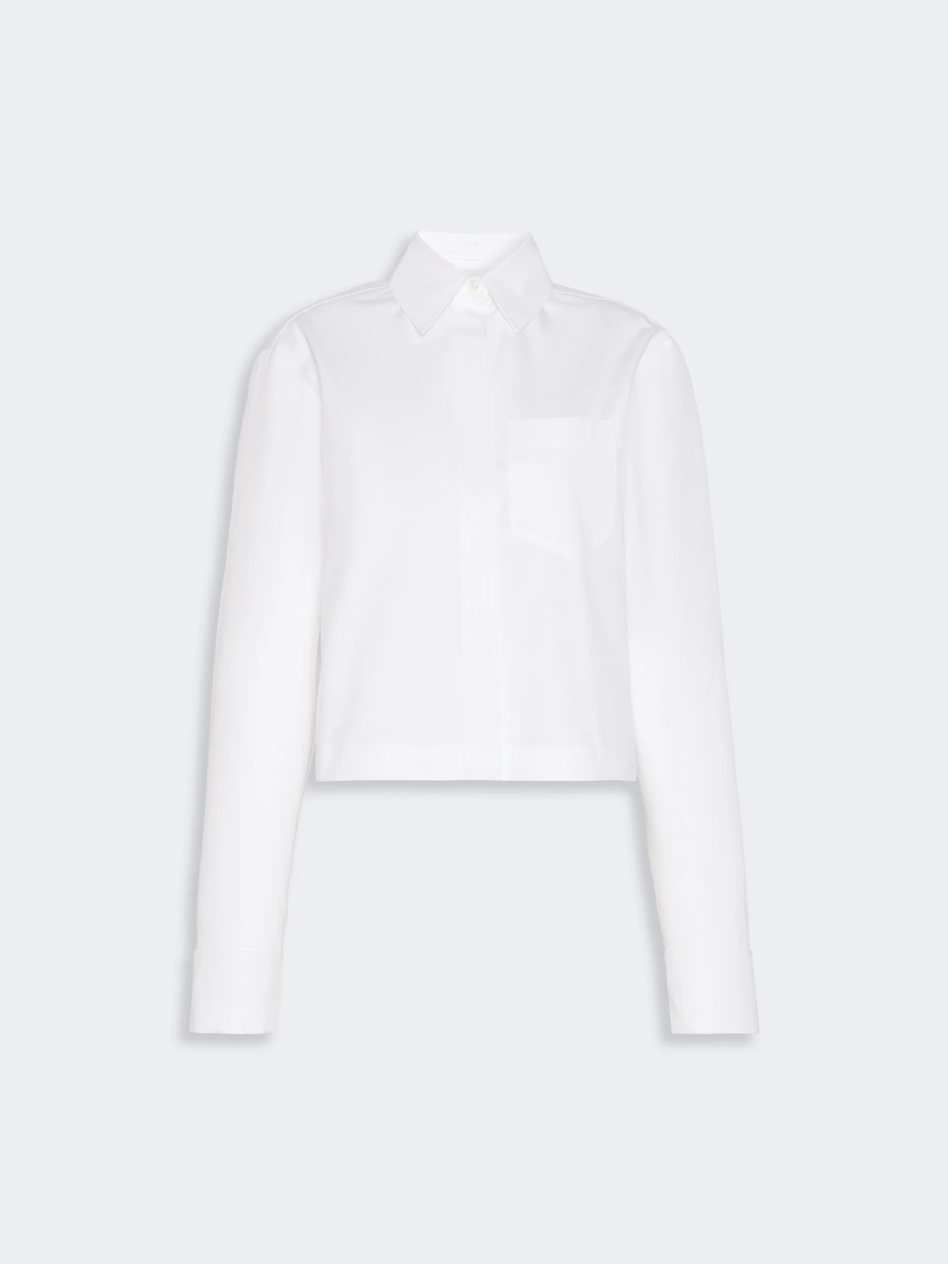 CALADIO Cotton boxy shirt - OPTICAL WHITE - 1