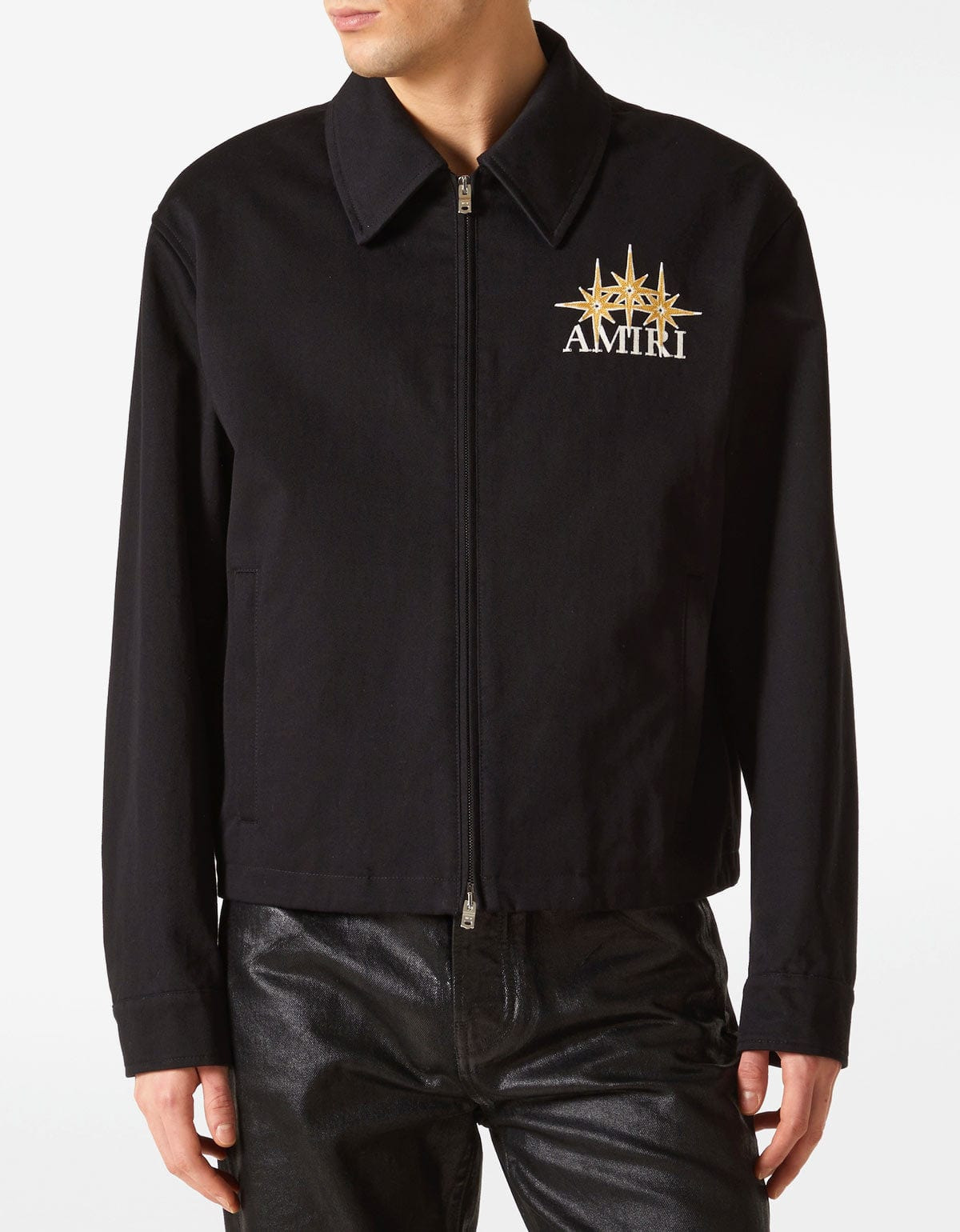 Amiri Black Starburst Zip Blouson - 3