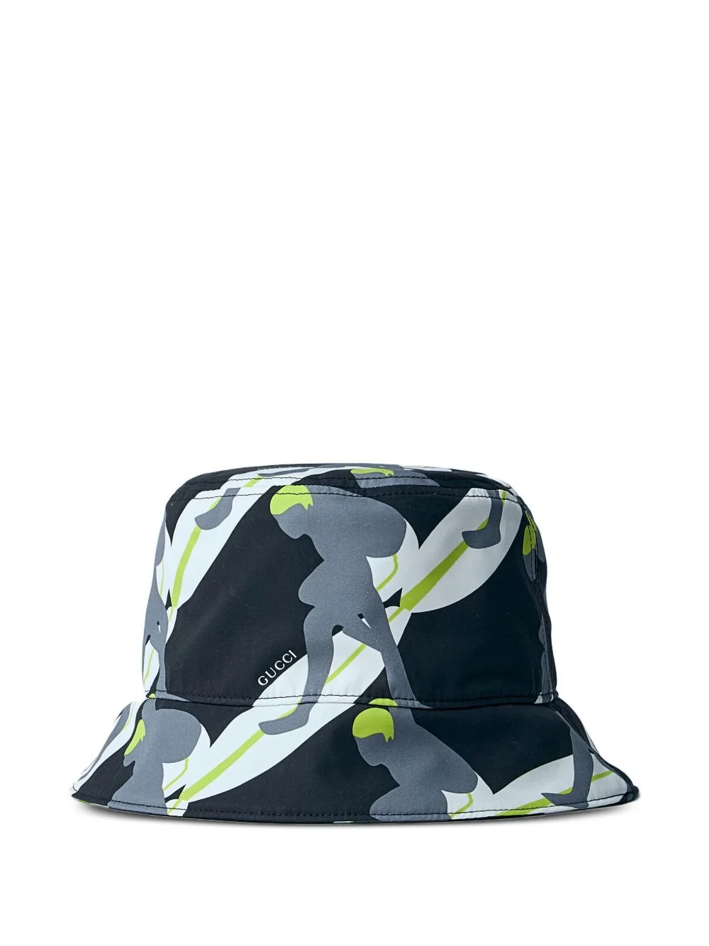 Allover Gucci surfer-print bucket hat - 1