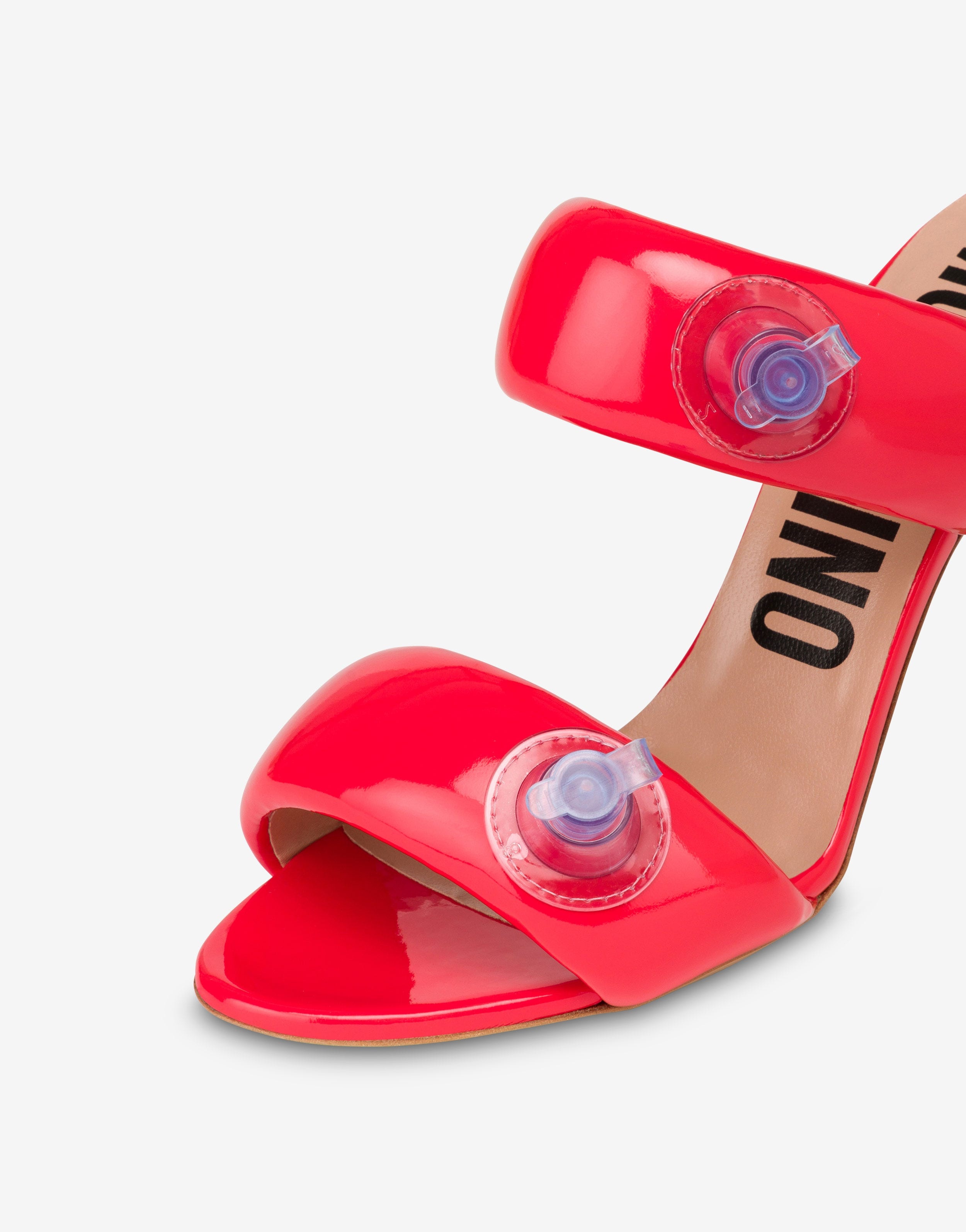 INFLATABLE EFFECT HIGH-HEELED SANDALS - 4
