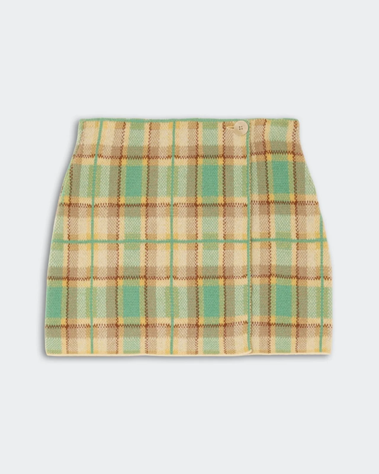 Tartan Mini Skirt - 1