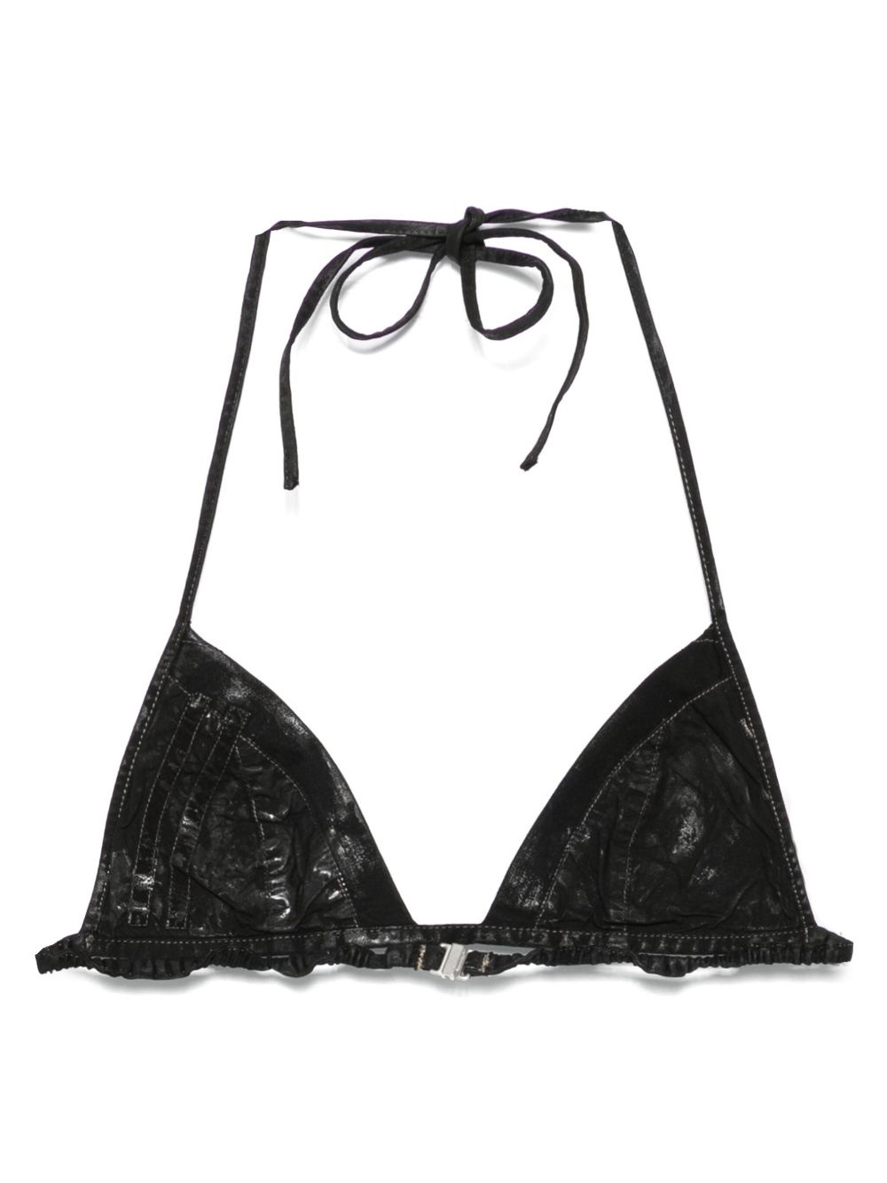 denim bralette - 2
