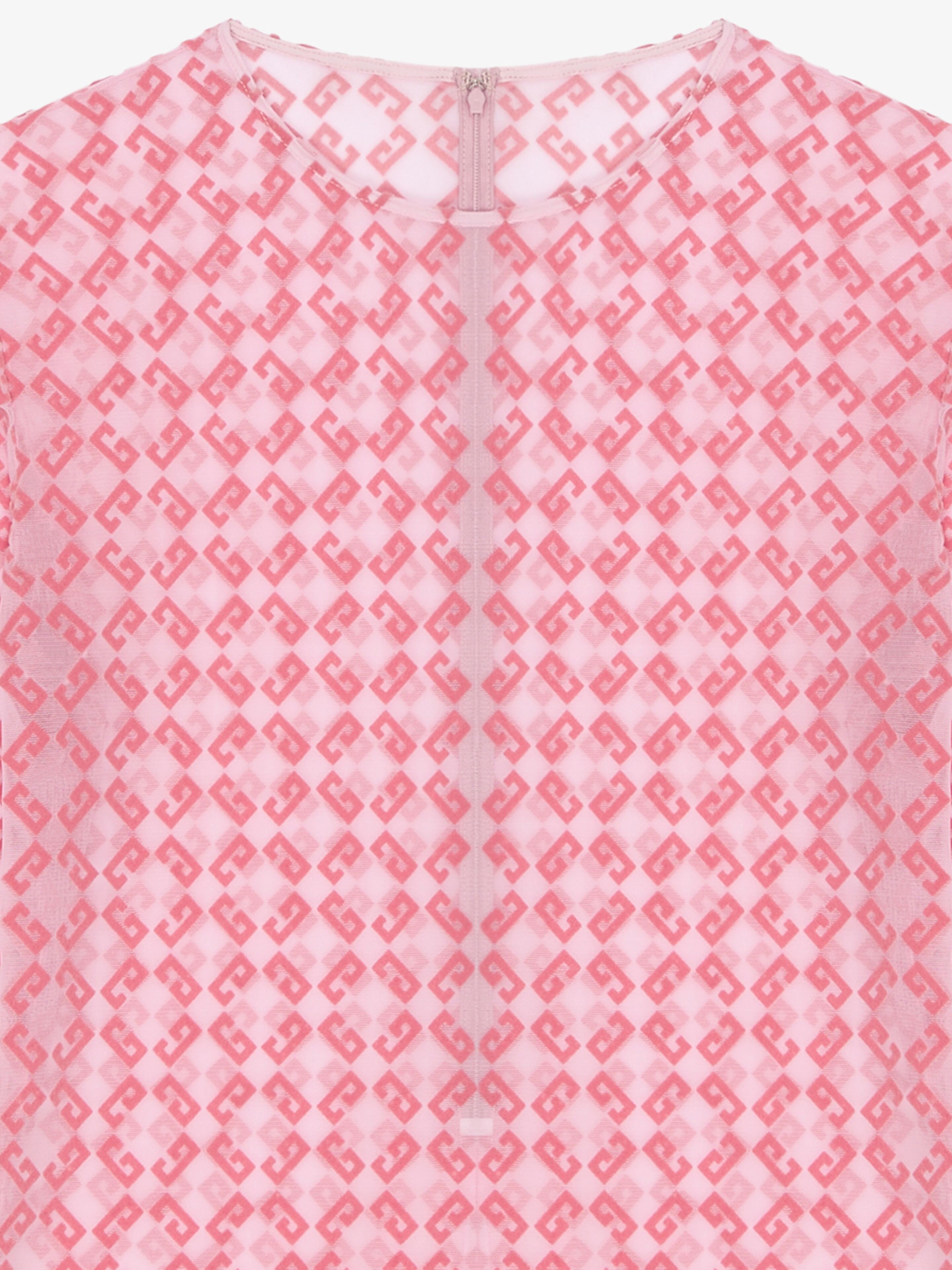 BODYSUIT IN MONOGRAM 72 TULLE - 4