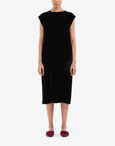 MM6 Maison Margiela Shadow velvet dress outlook