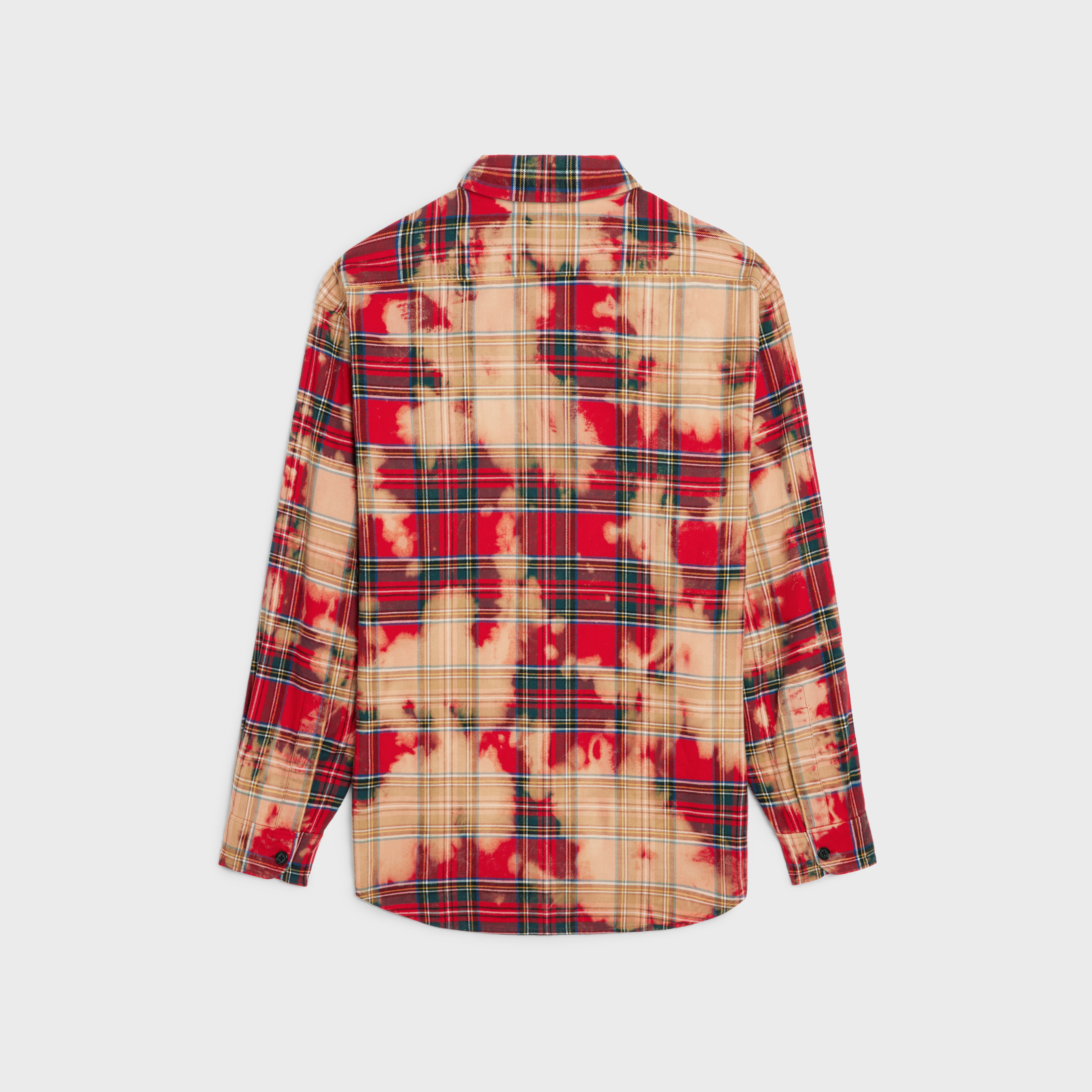 loose shirt in checked cotton - 2