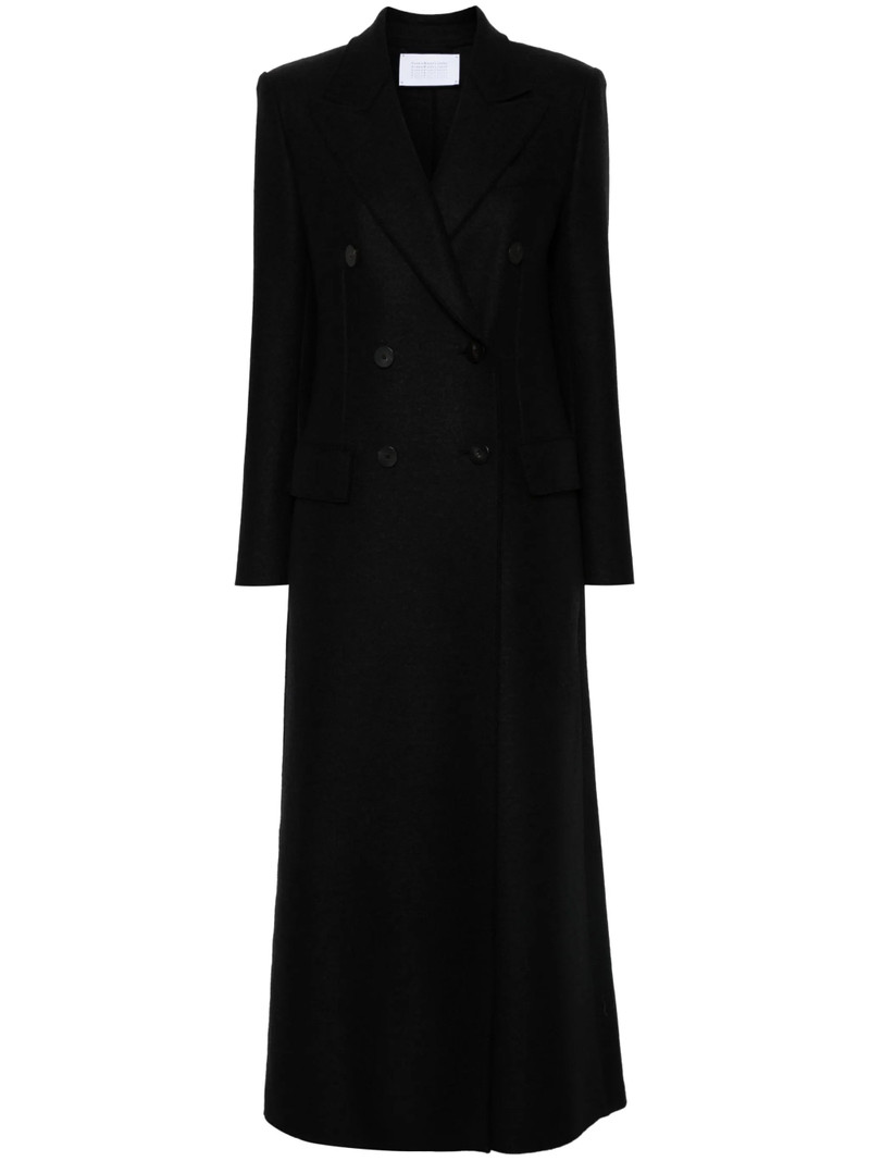 Harris Wharf London Wool Double-breasted Coat 1