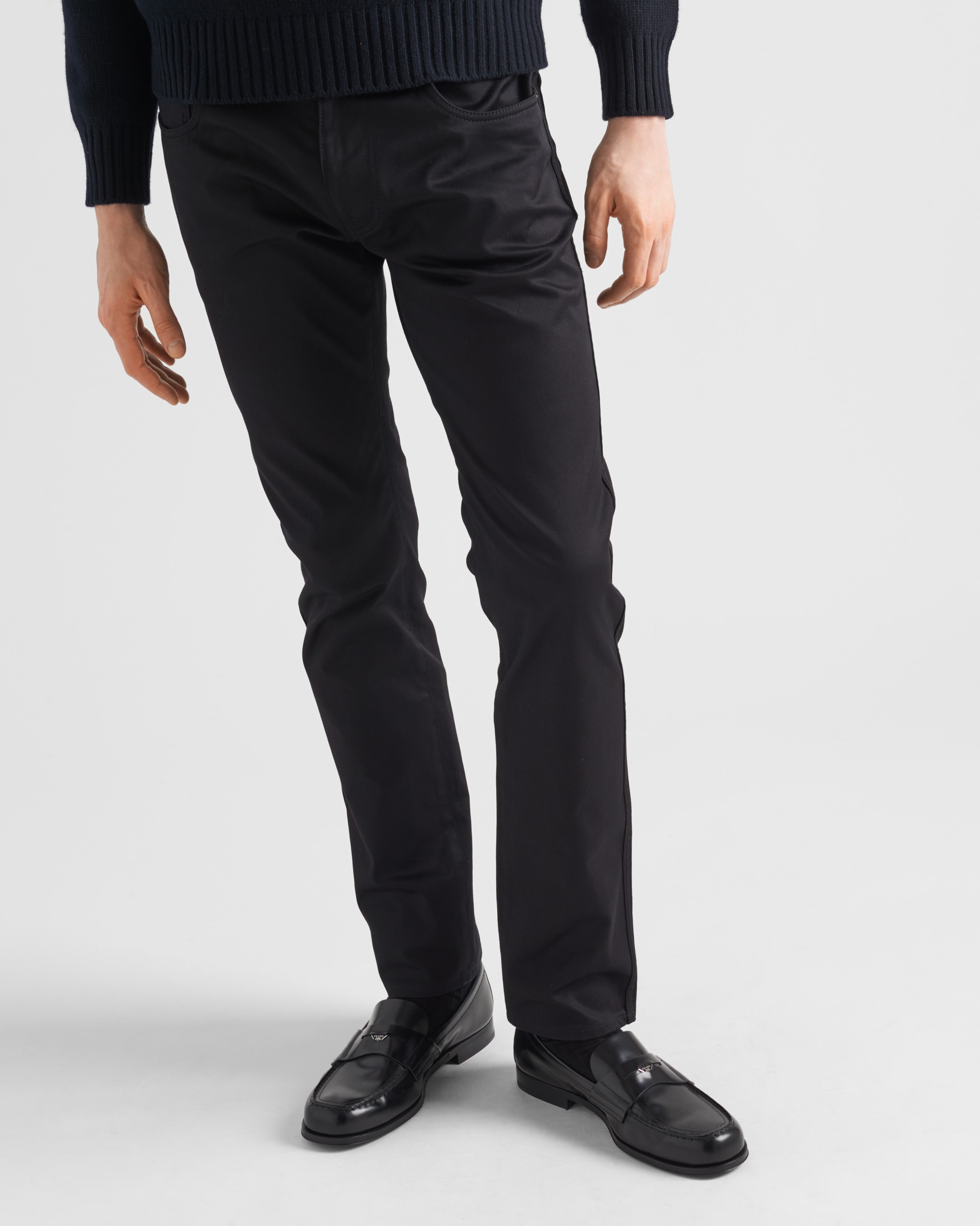 Five-pocket stretch drill pants - 3