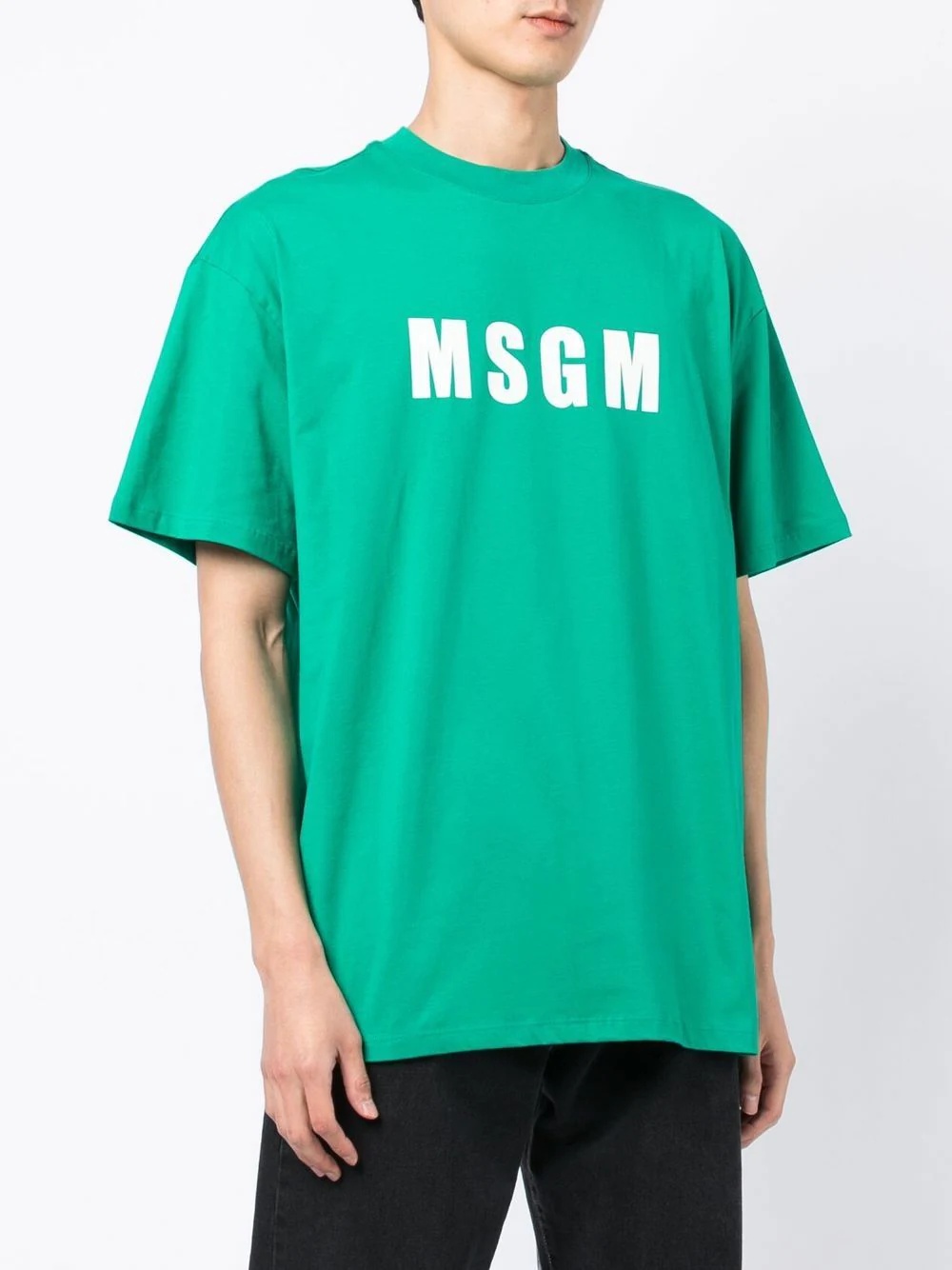 logo-print cotton T-shirt - 3