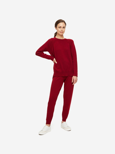 Derek Rose Women's Sweater Daphne Cashmere Red outlook