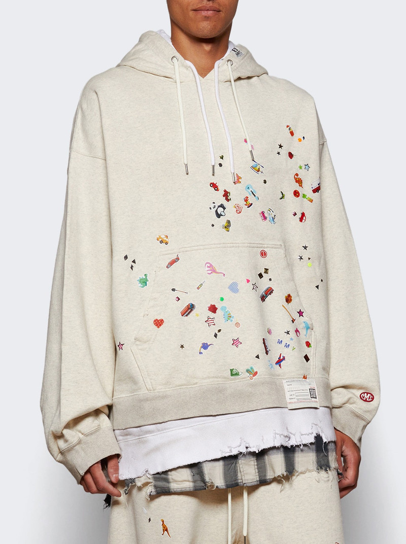 Maison MIHARAYASUHIRO Triple Layered Hoodie White outlook
