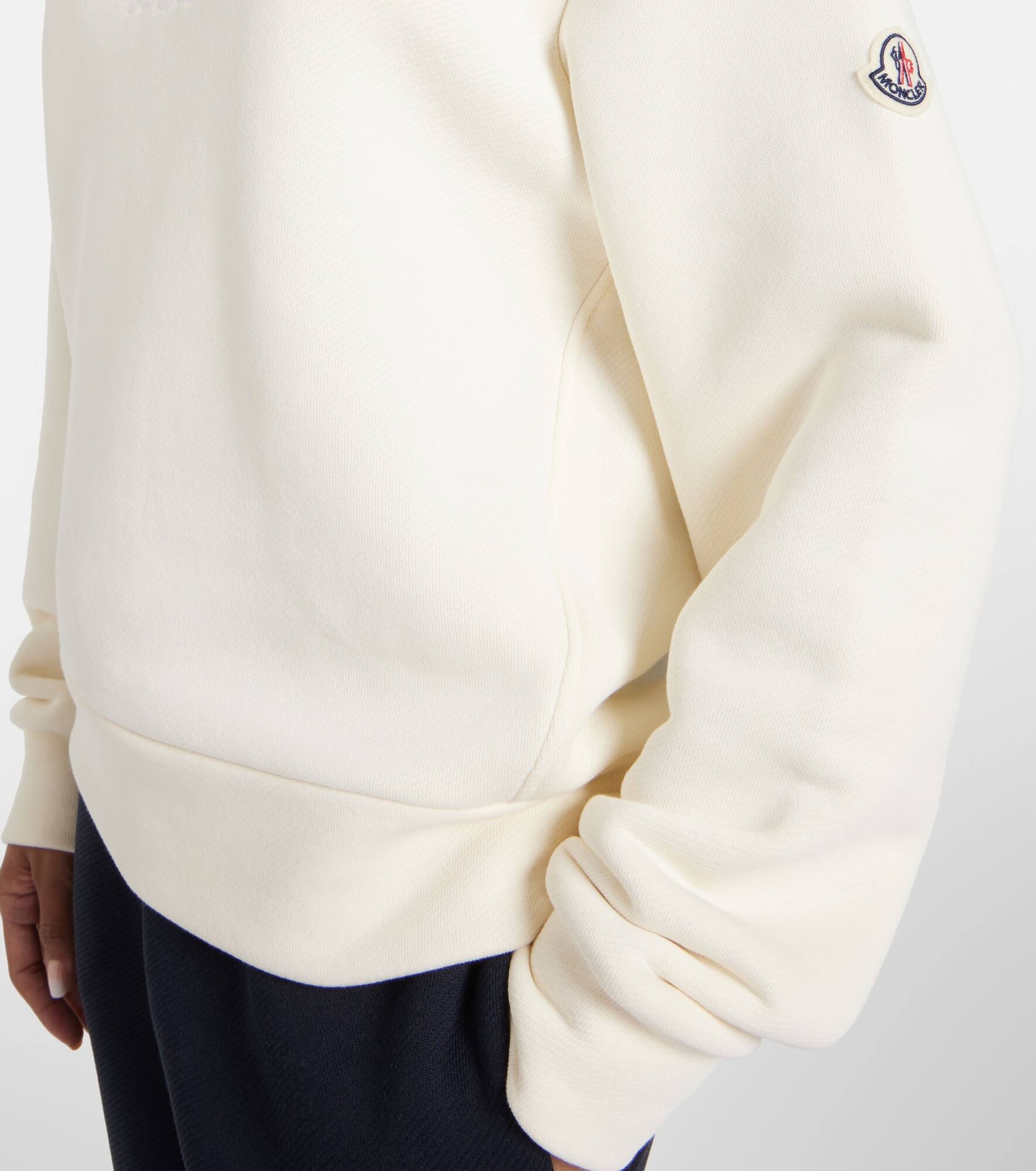Logo cotton-blend sweatshirt - 5