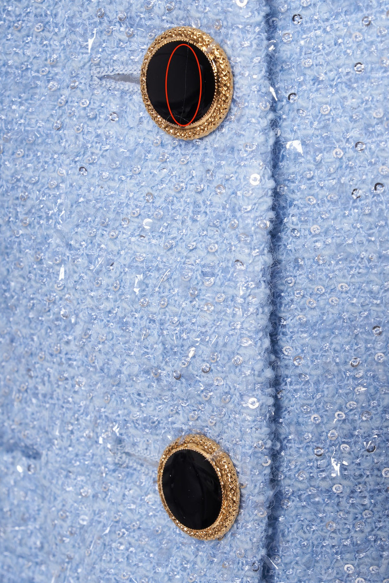 SEQUIN TWEED SQUARE NECK JACKET 3