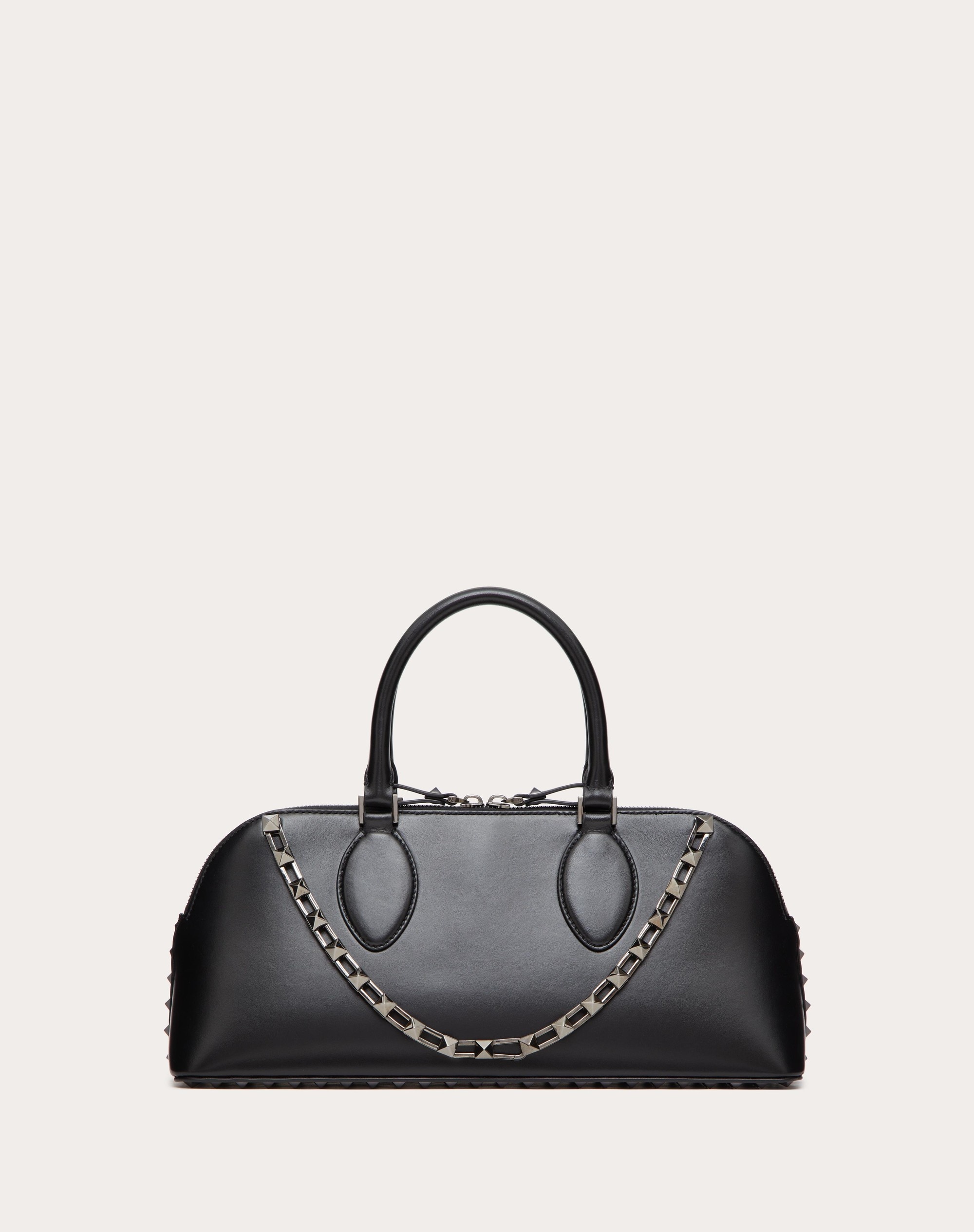 ROCKSTUD CALFSKIN HANDBAG - 1