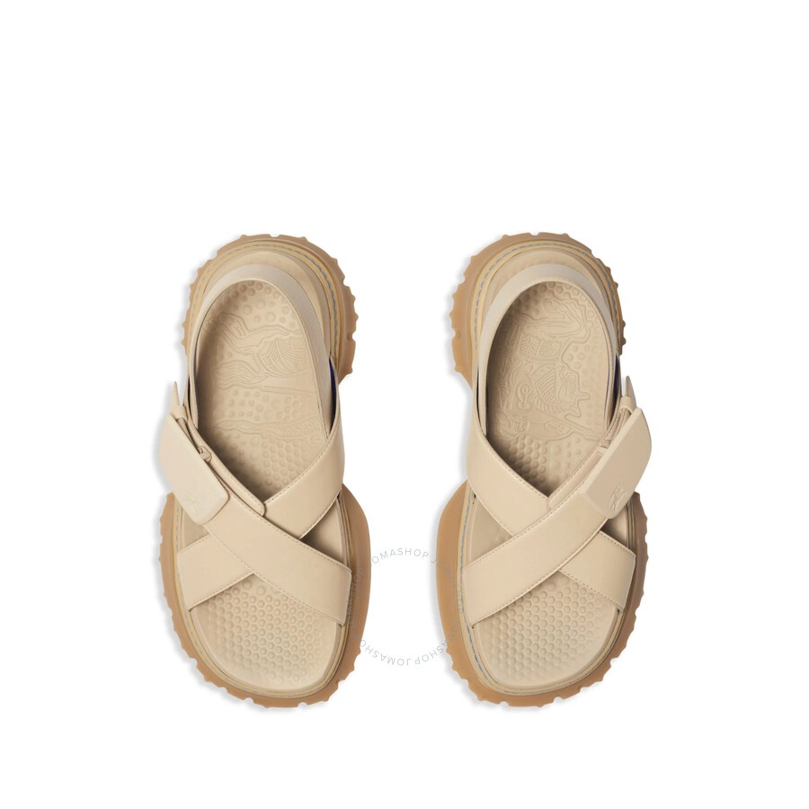 Burberry Leather Pebble Sandals - 4