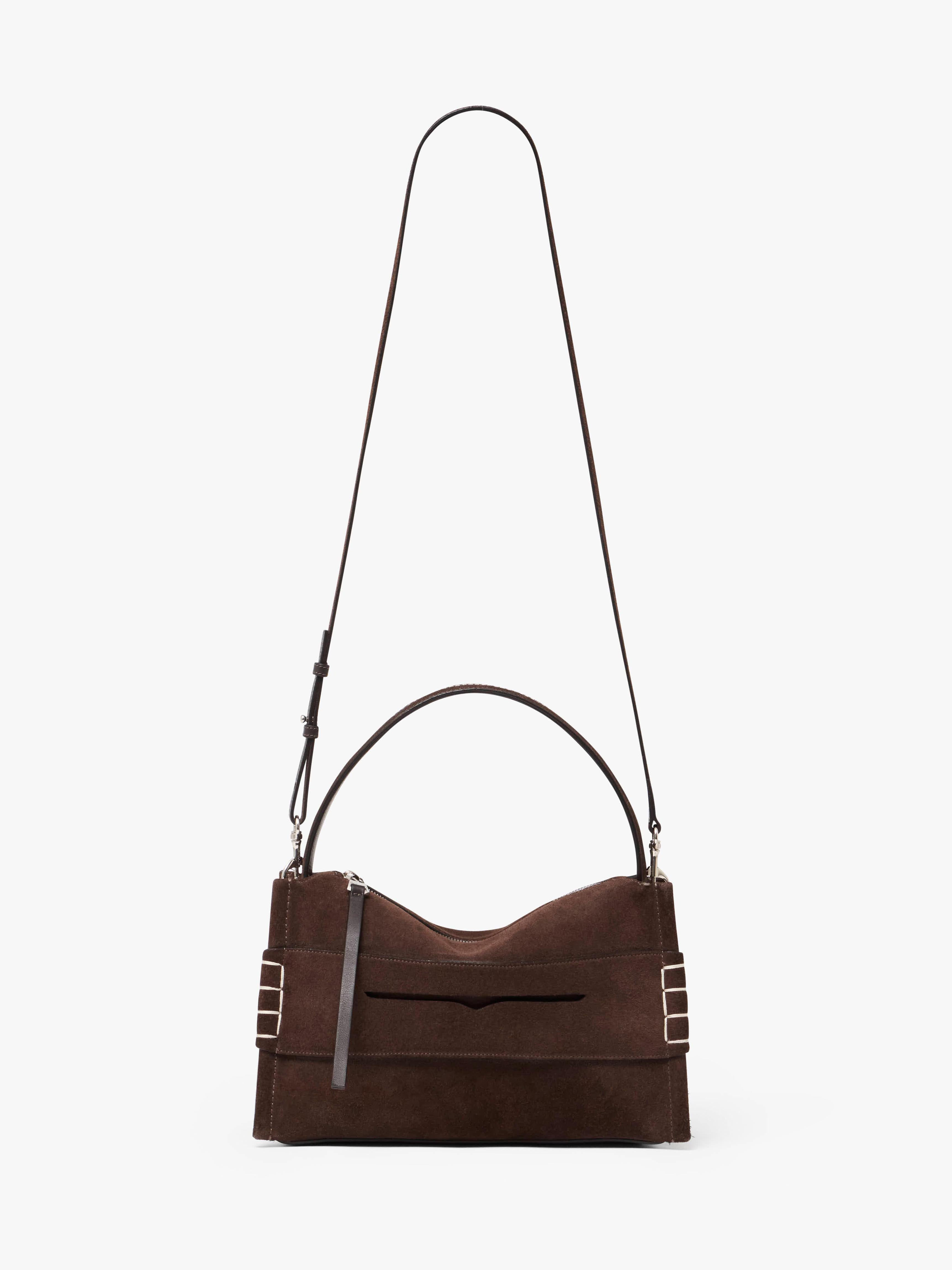 LOAFER BAG - SUEDE SHOULDER BAG - 5