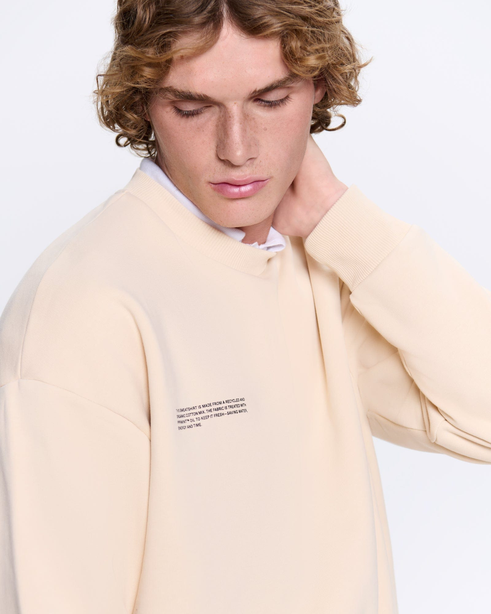 Mens 365 Heavyweight Sweatshirt - Sand - 4