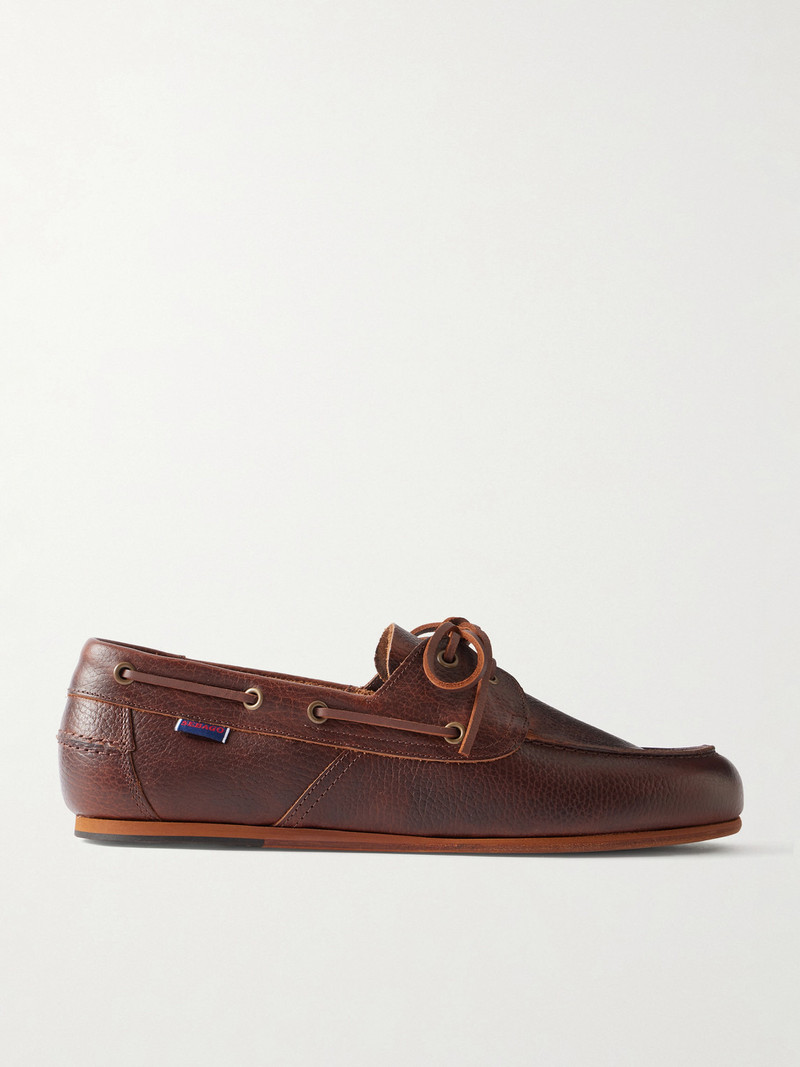 Owen Full-Grain Leather Boat Shoes 1