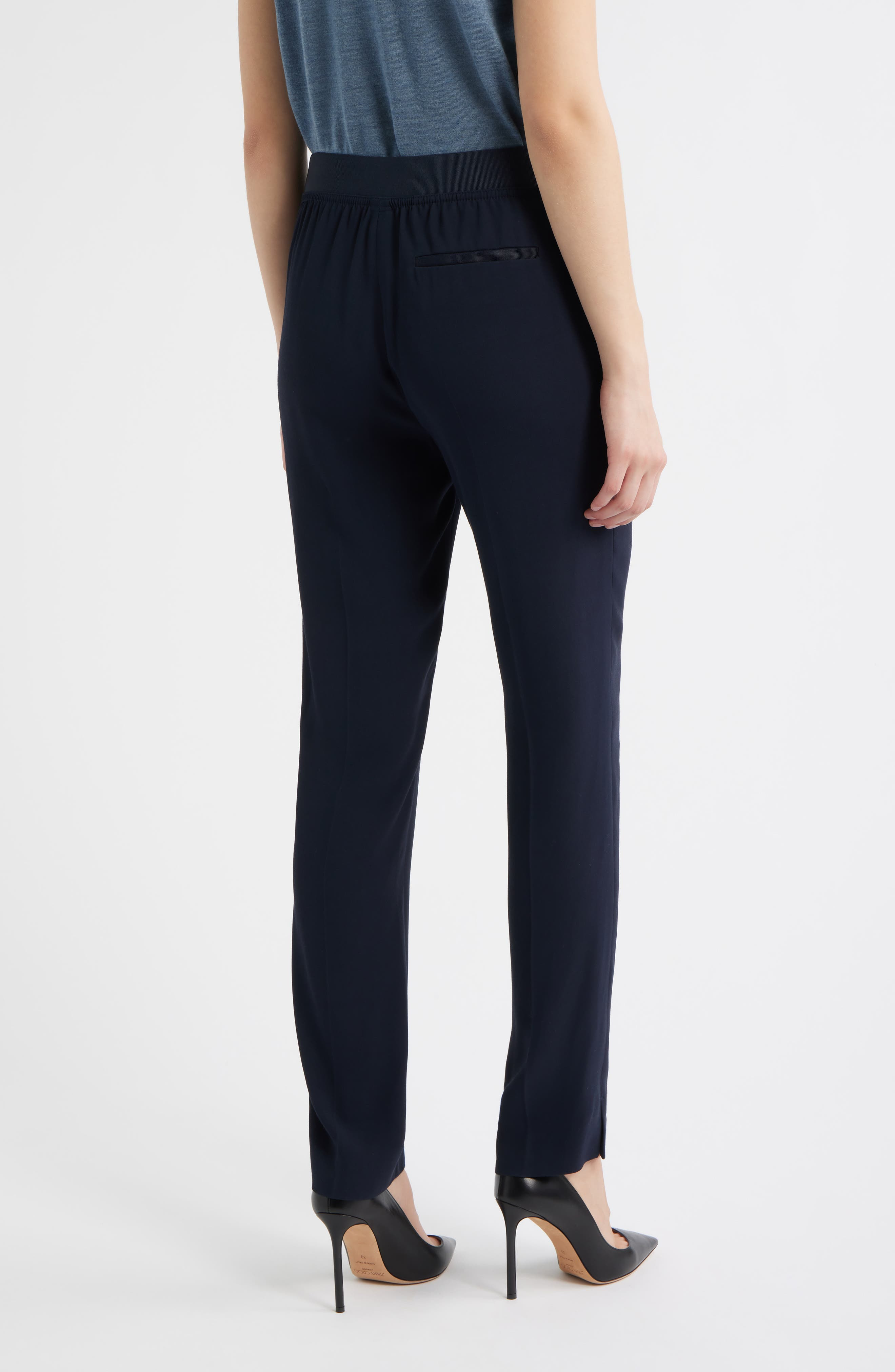 BOSS Tapria Straight Leg Pants in Sky Captain at Nordstrom - 2