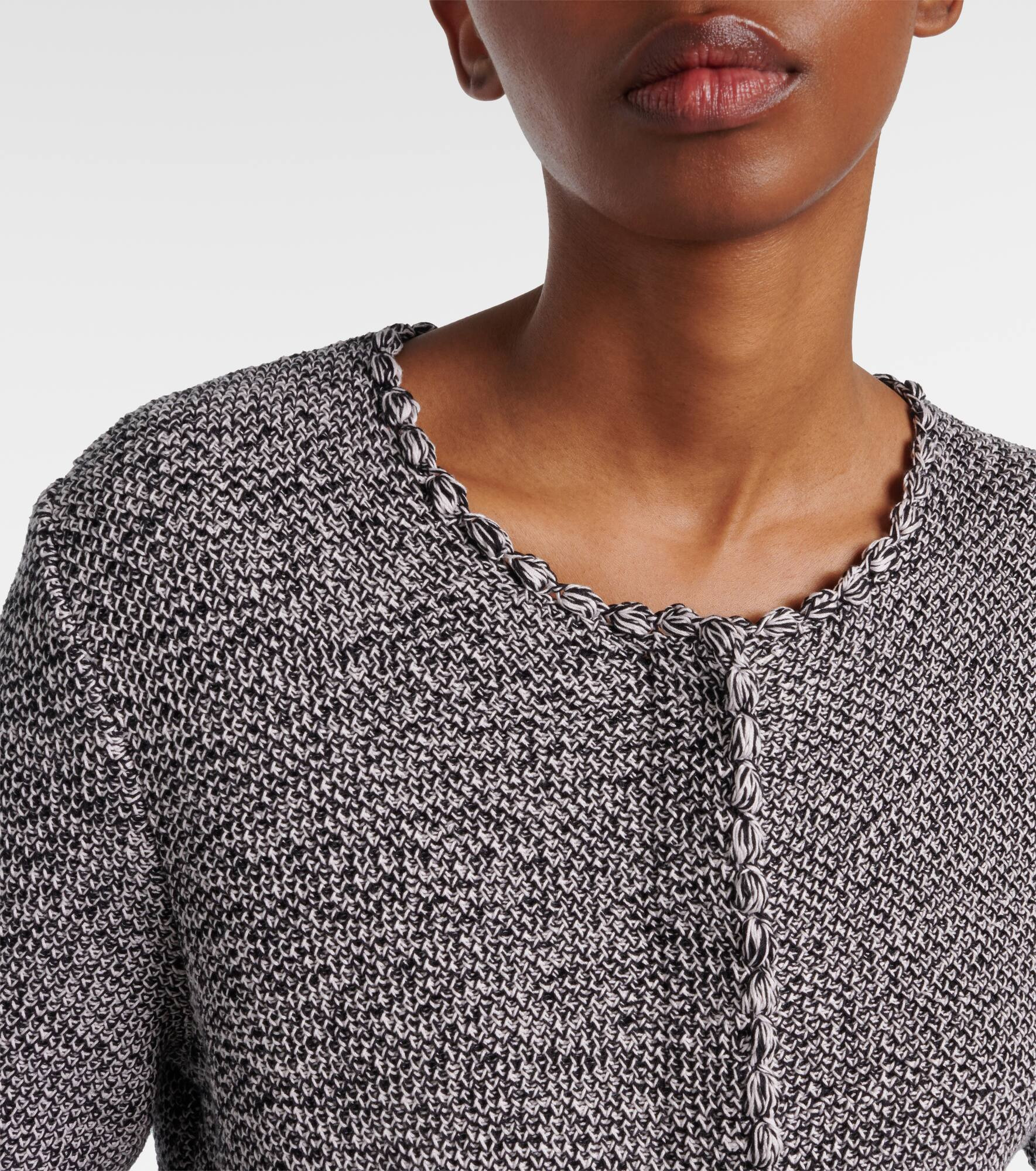 White Label Nidia macramé cotton jacket - 4