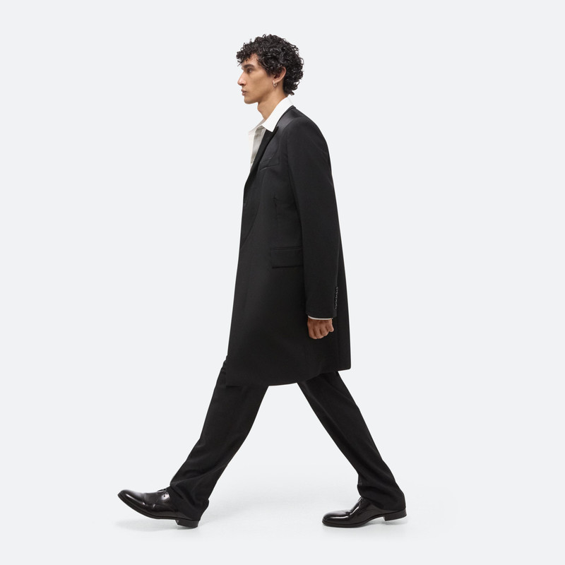 VIRGIN WOOL TUXEDO CAR COAT 12