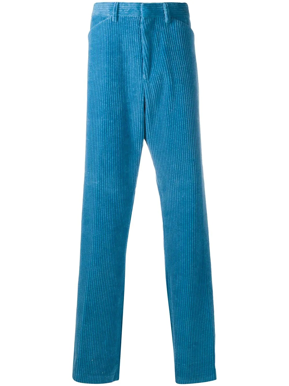 straight-leg corduroy trousers - 1