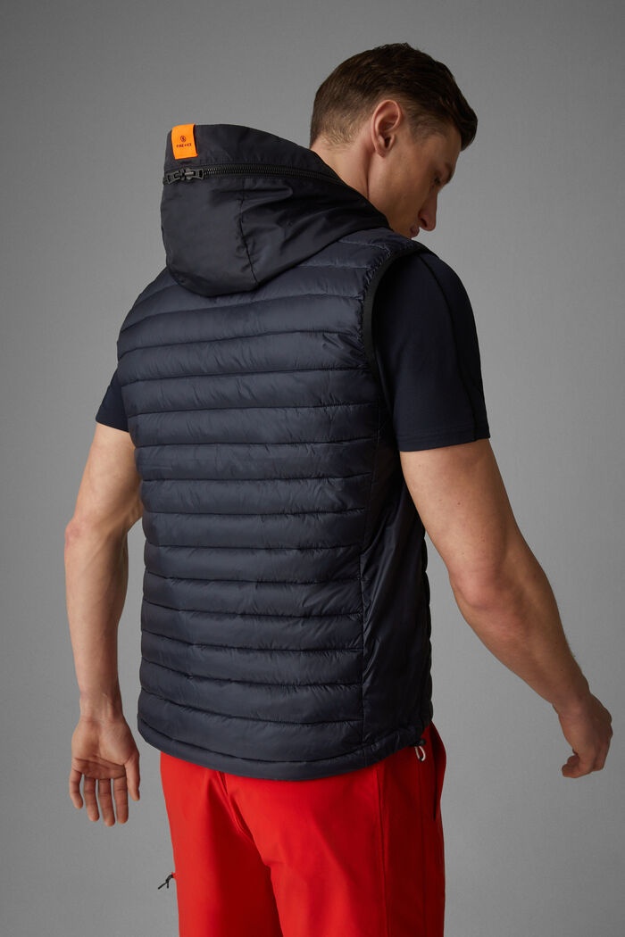 Casan Quilted vest in Navy blue - 3
