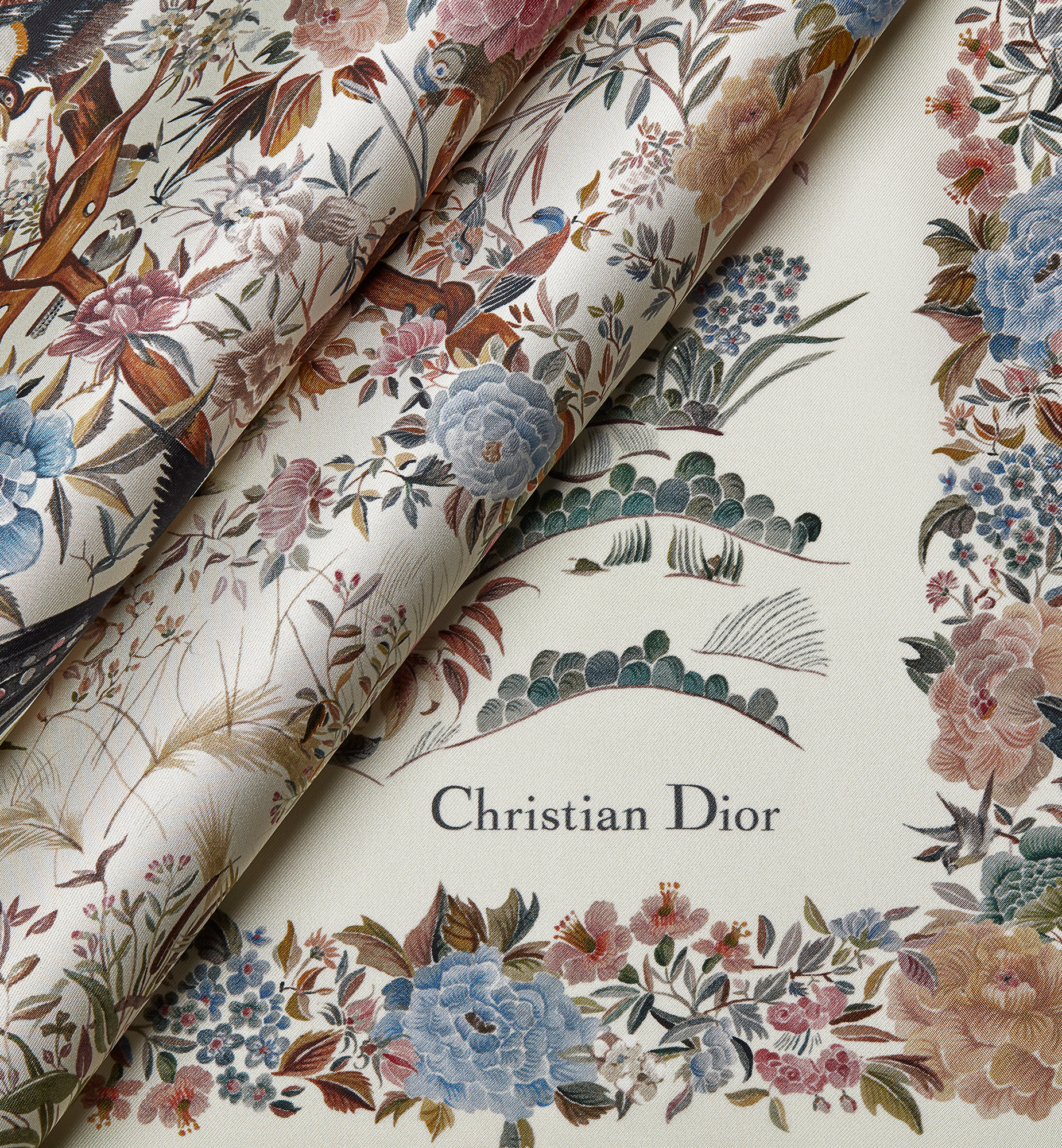 Dior Jardin d'Hiver 90 Square Scarf - 2