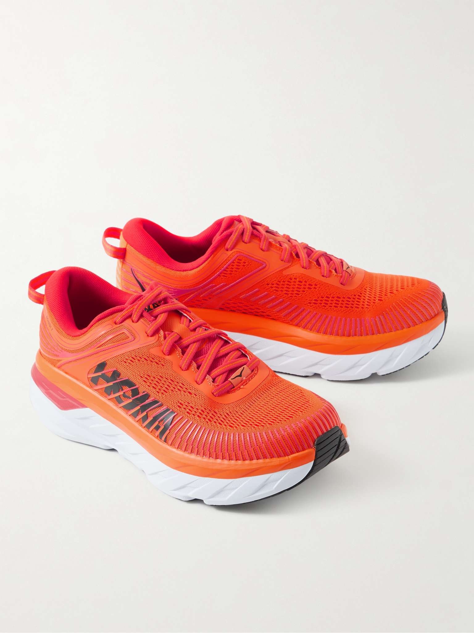 Bondi 7 Rubber-Trimmed Mesh Running Shoes - 4