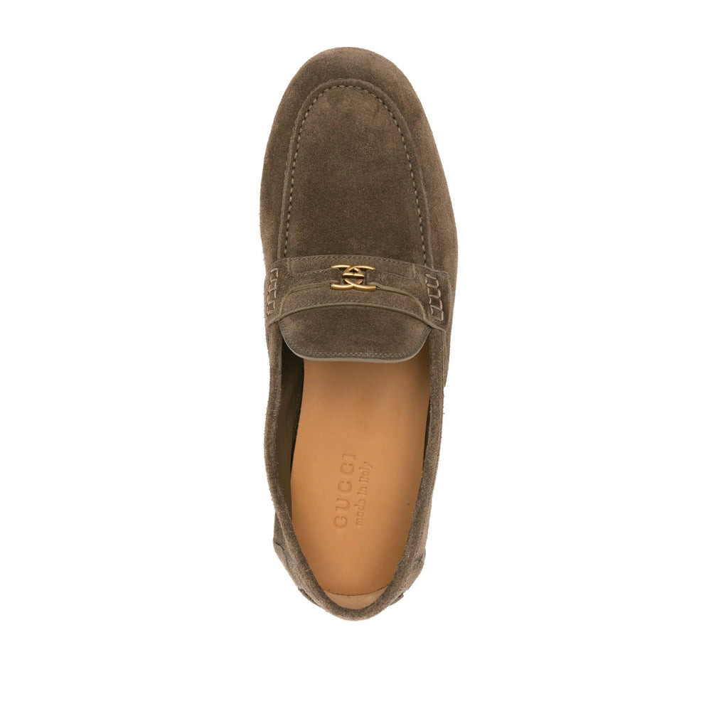 Gucci Green Loafers Men - 3