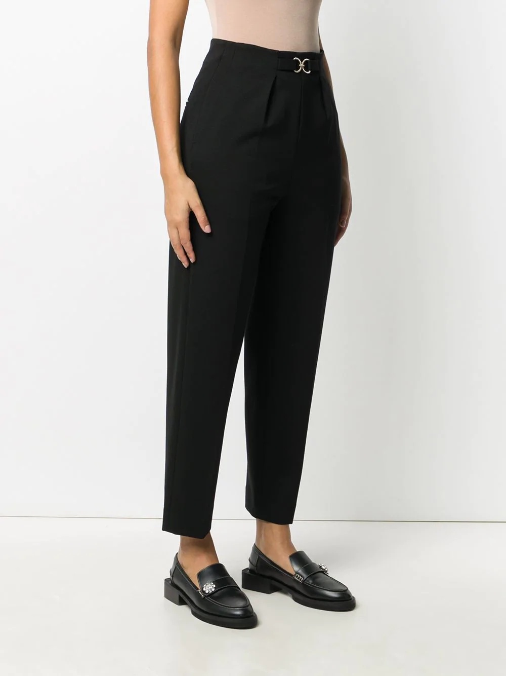 high waisted tailored trousers  - 3