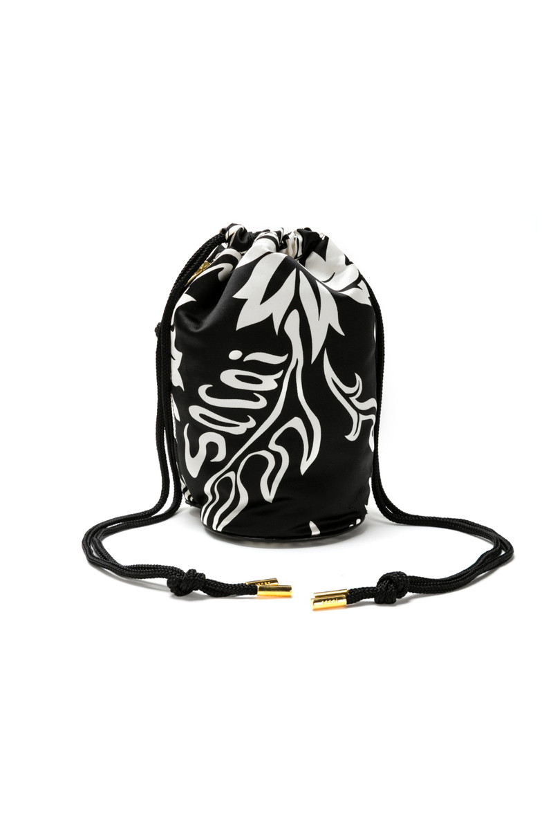 s Kinchaku / Floral Print 1