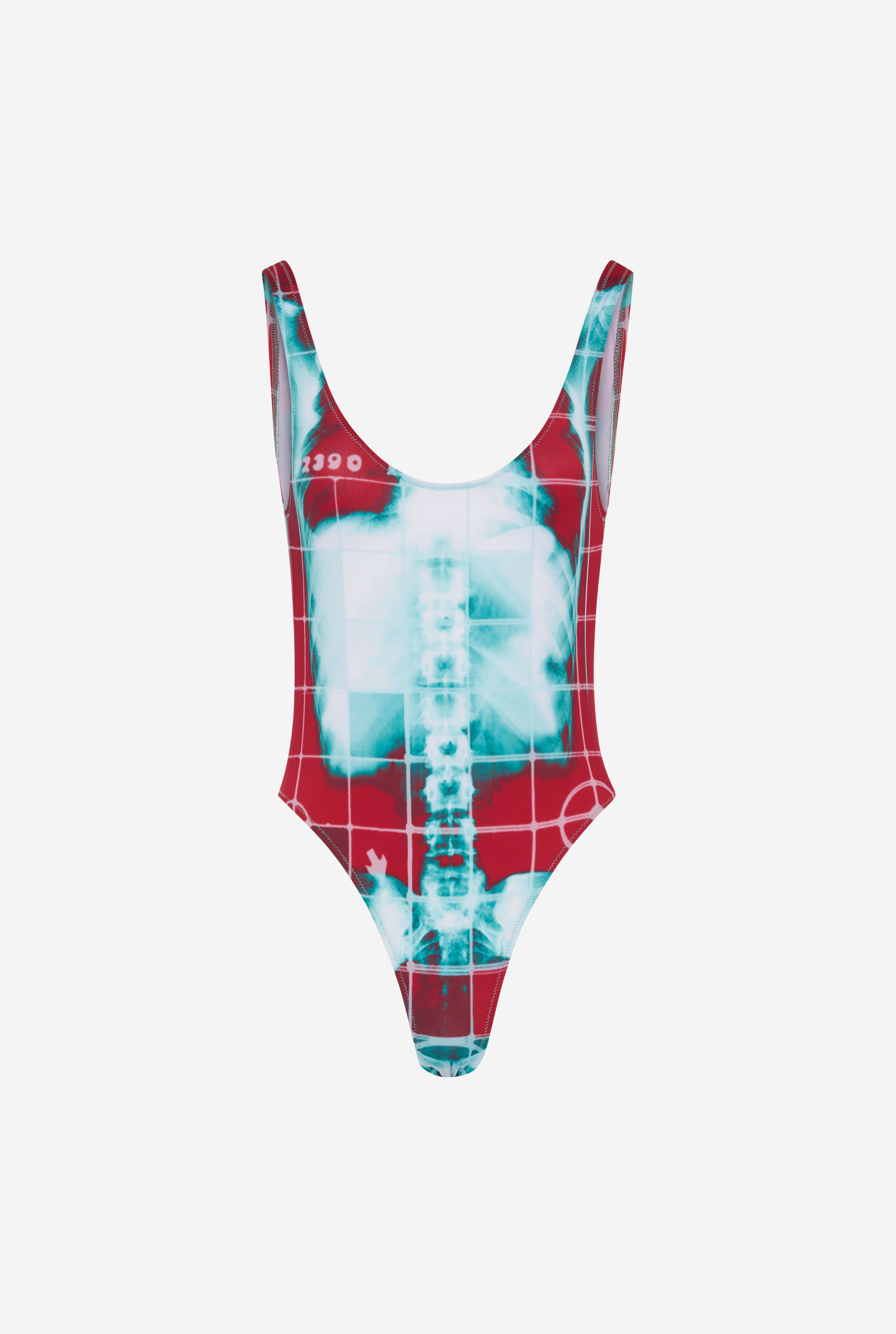 THE RED SQUELETOR SWIMSUIT - 4