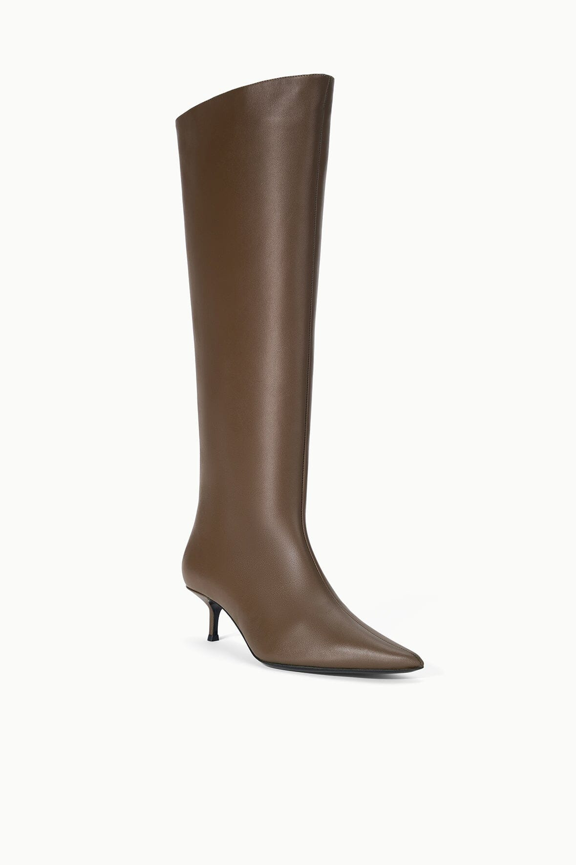 STAUD SEBASTIAN KITTEN HEEL BOOT TRUFFLE - 3
