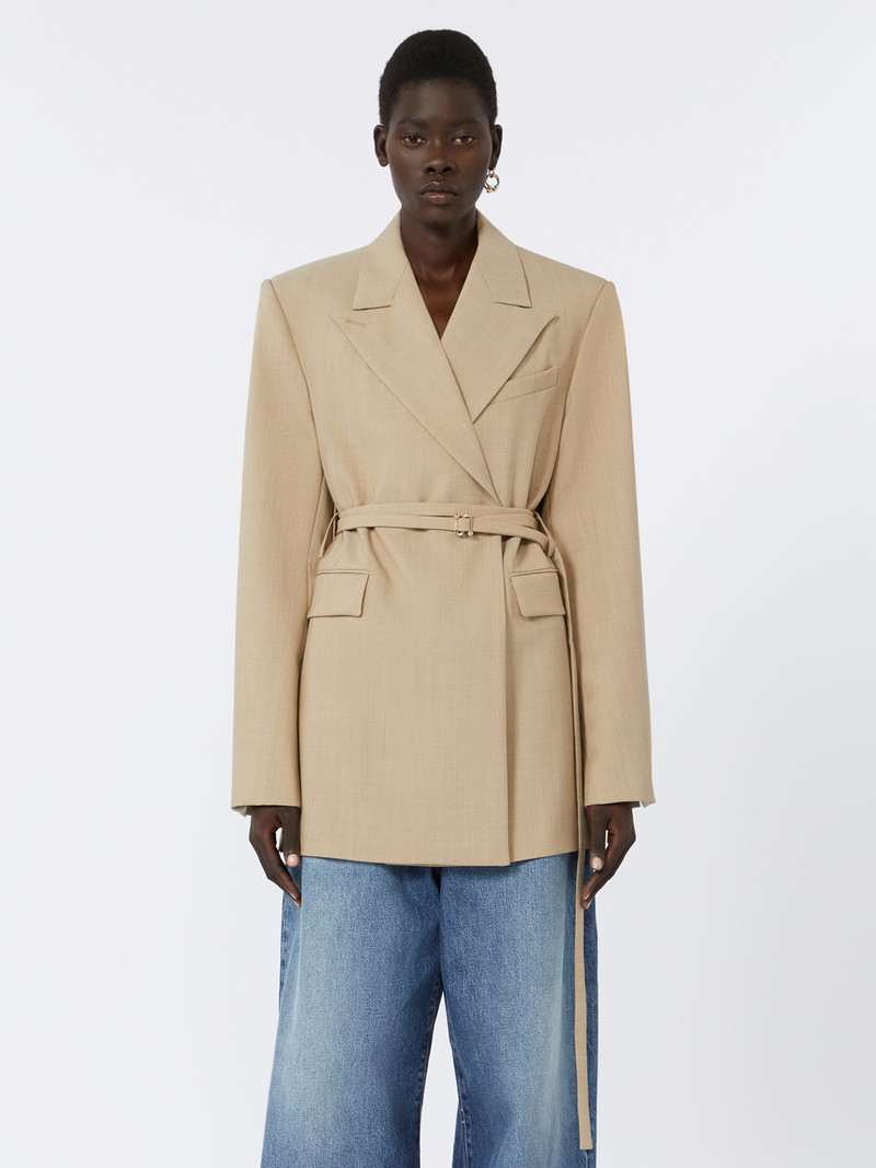 TUBINGA Long double-breasted wool blazer 3