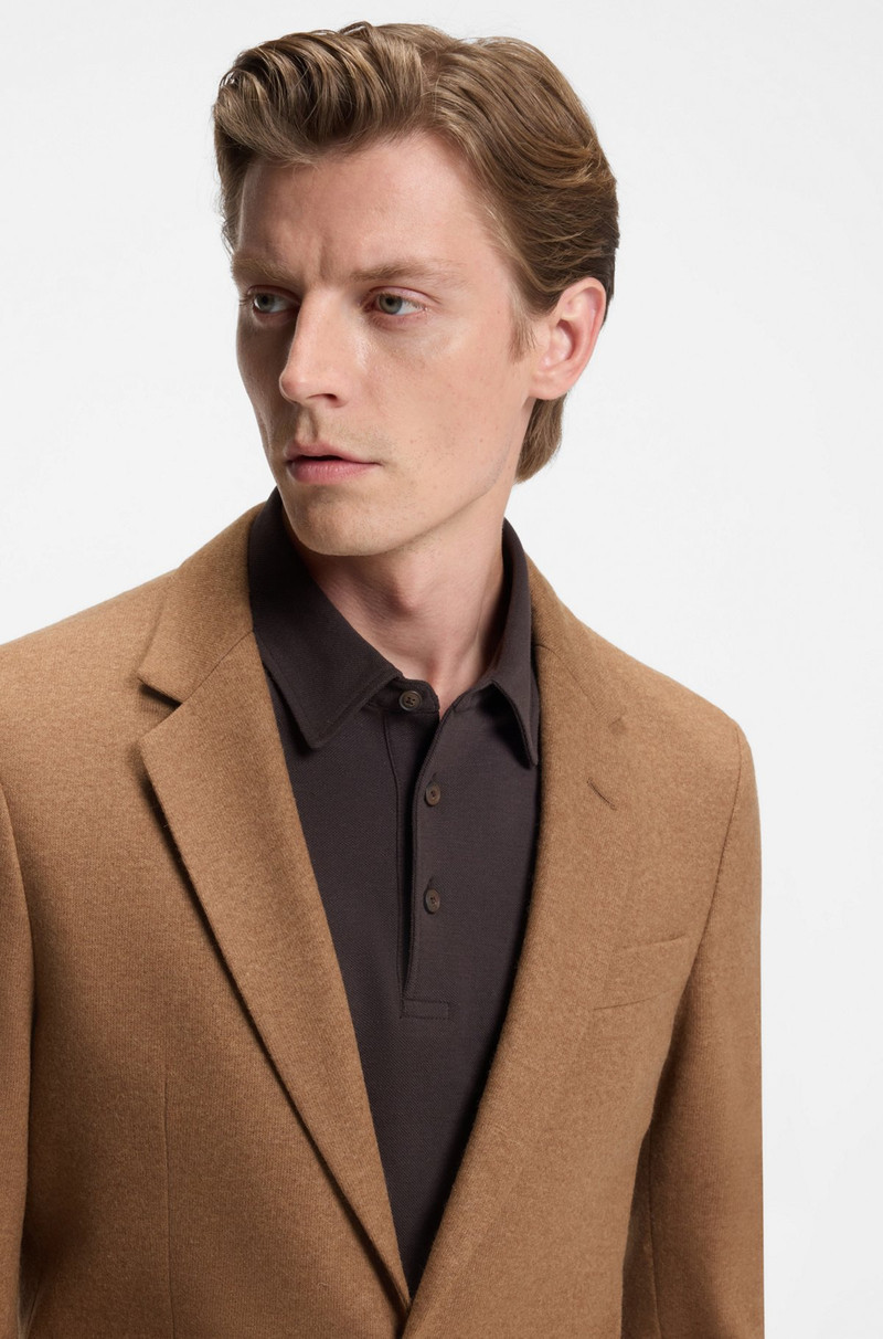 BECKHAM X BOSS SLIM-FIT BLAZER IN WOOL WITH CASHMERE 5