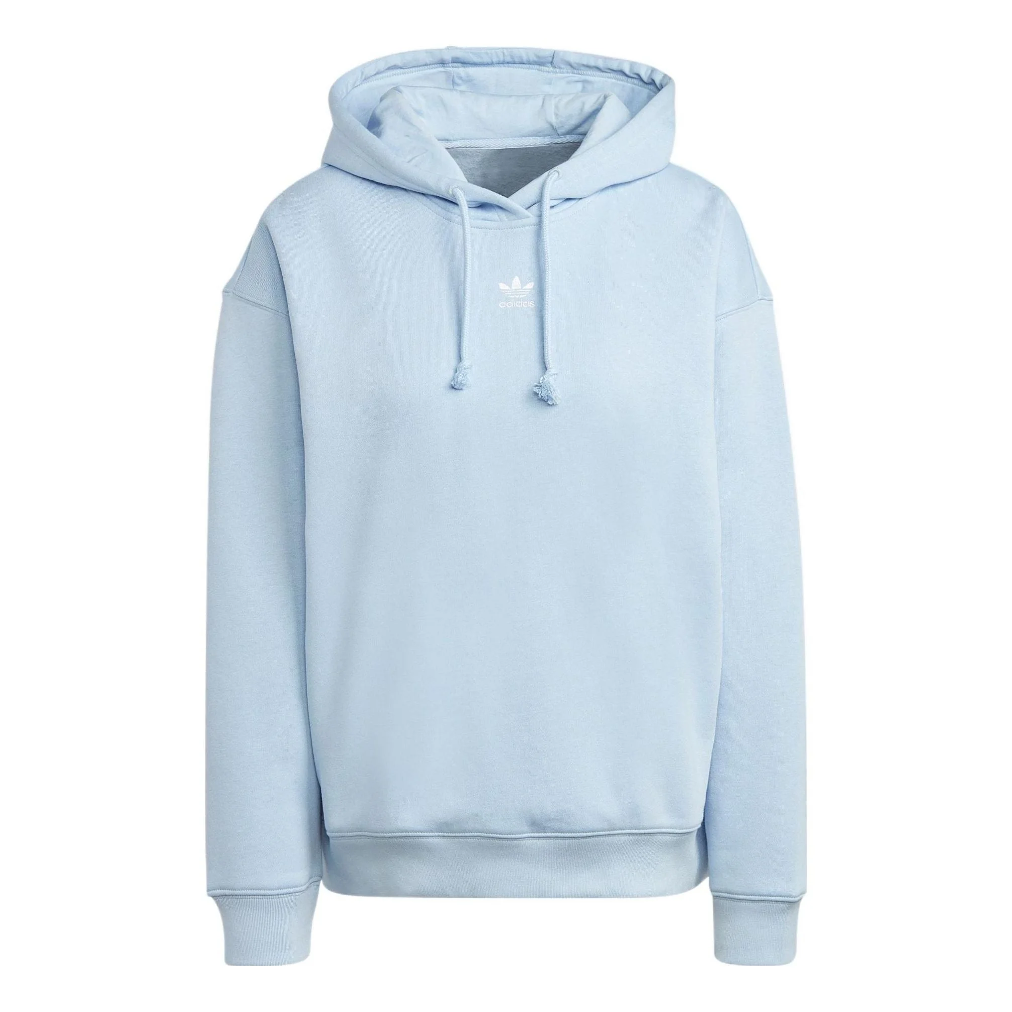 (WMNS) adidas Logo Hoodie 'Baby Blue' IK7690 - 1