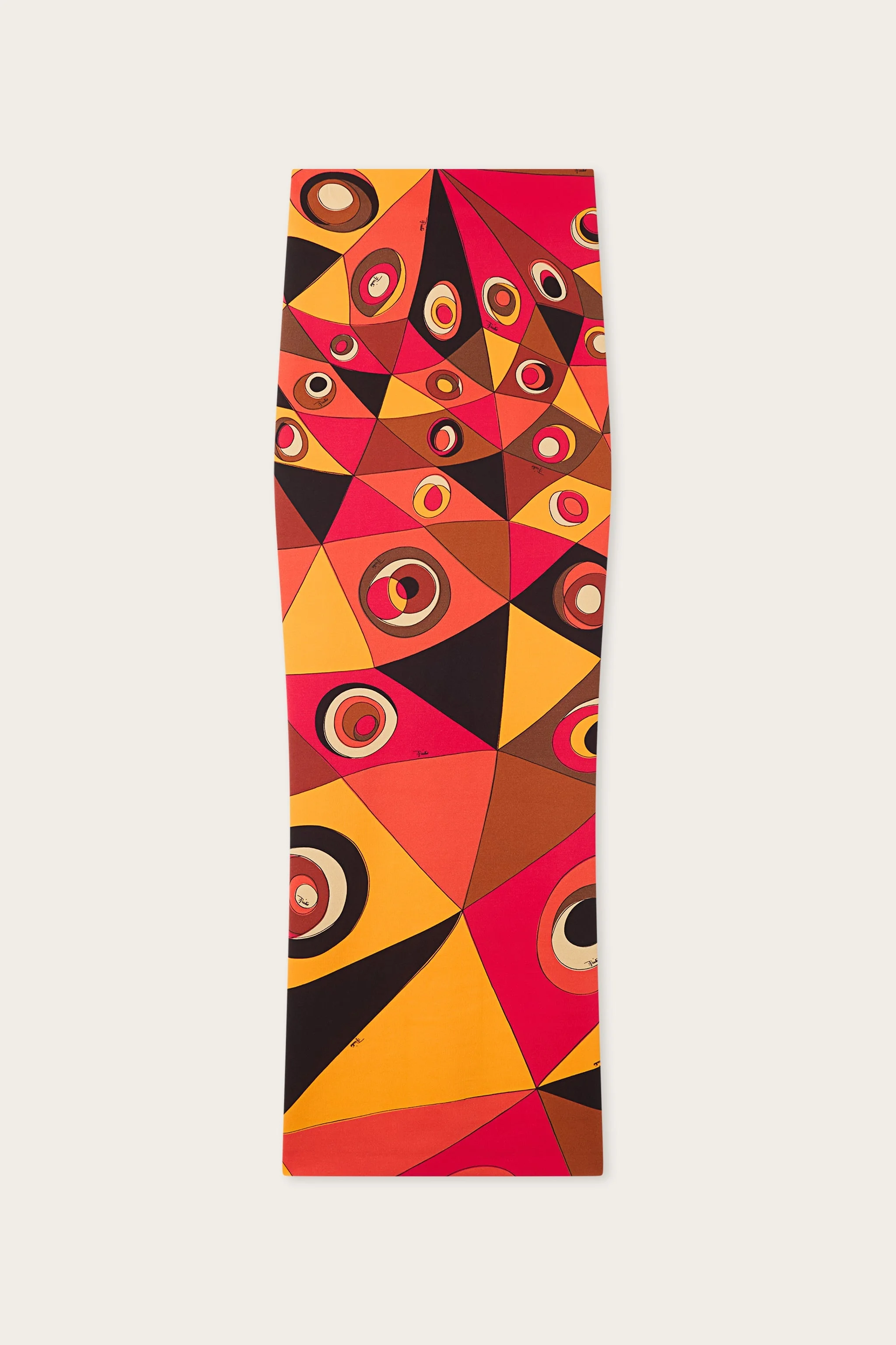OCCHI PRINT LONG SKIRT - 1
