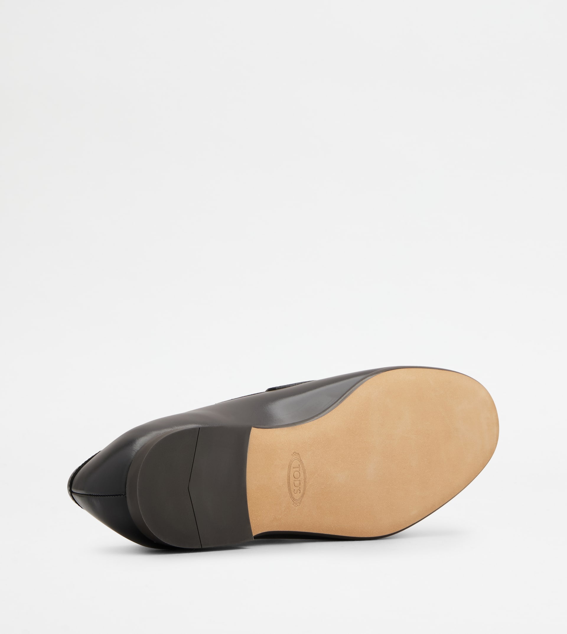 LOAFERS IN LEATHER - BLACK - 6