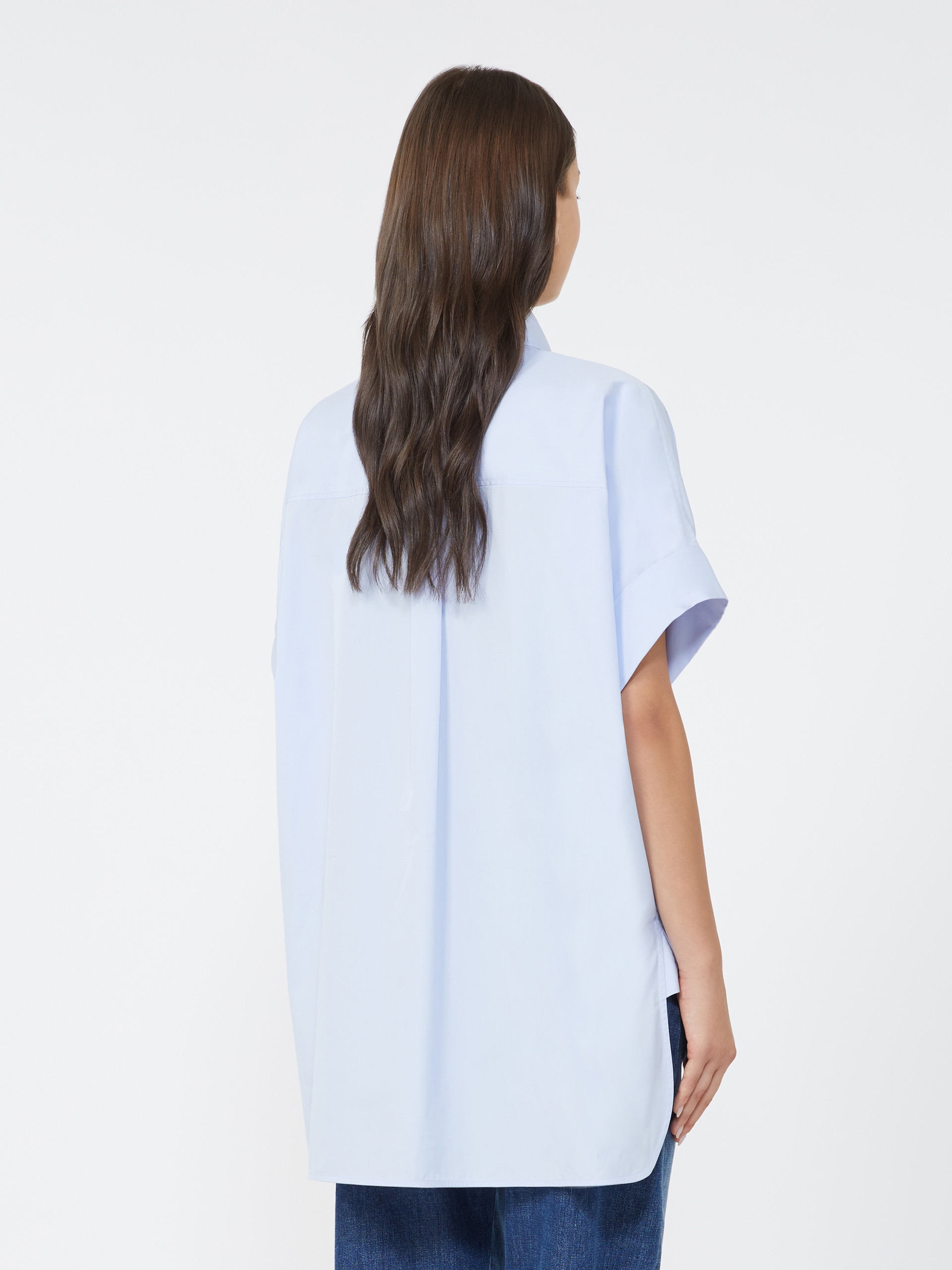 ARDEA Straight-fit cotton poplin shirt - 4