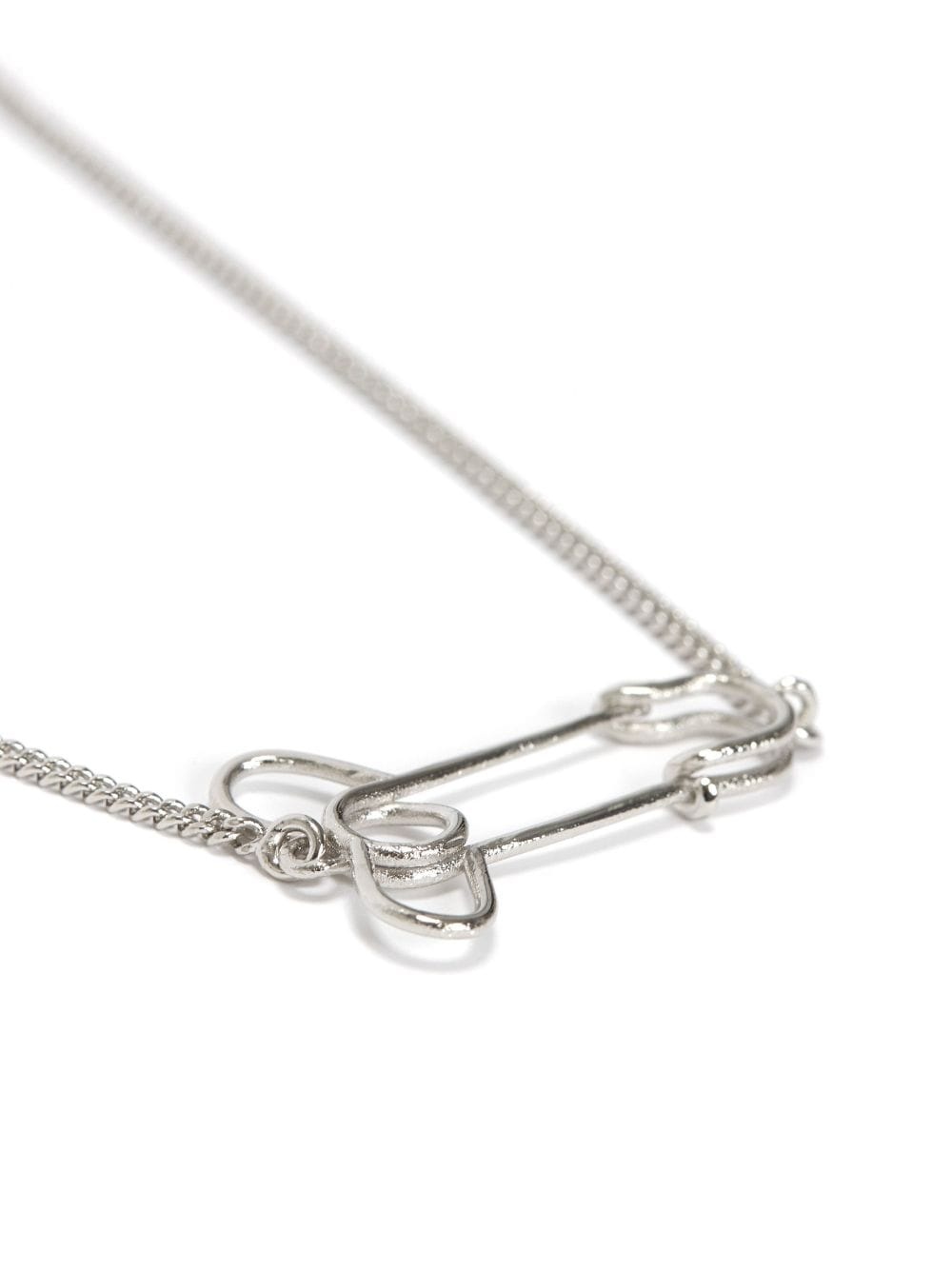 safety-pin pendant necklace - 3