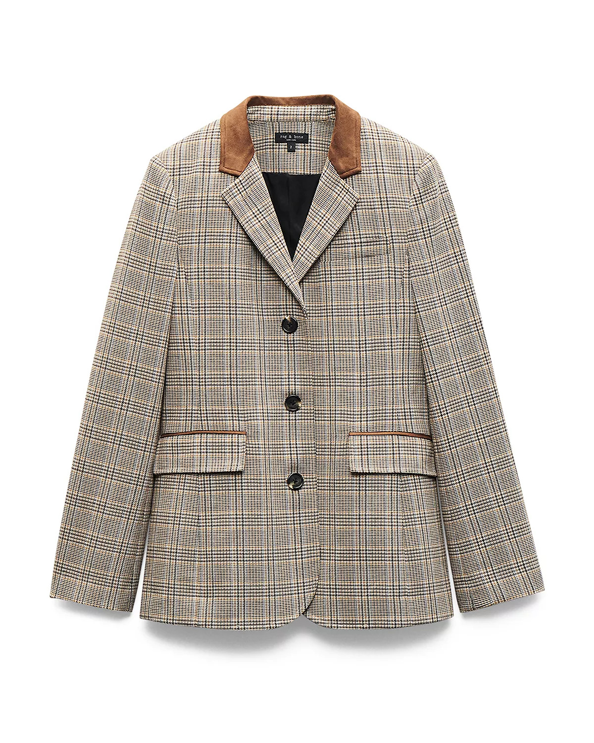 Evia Plaid Blazer - 6