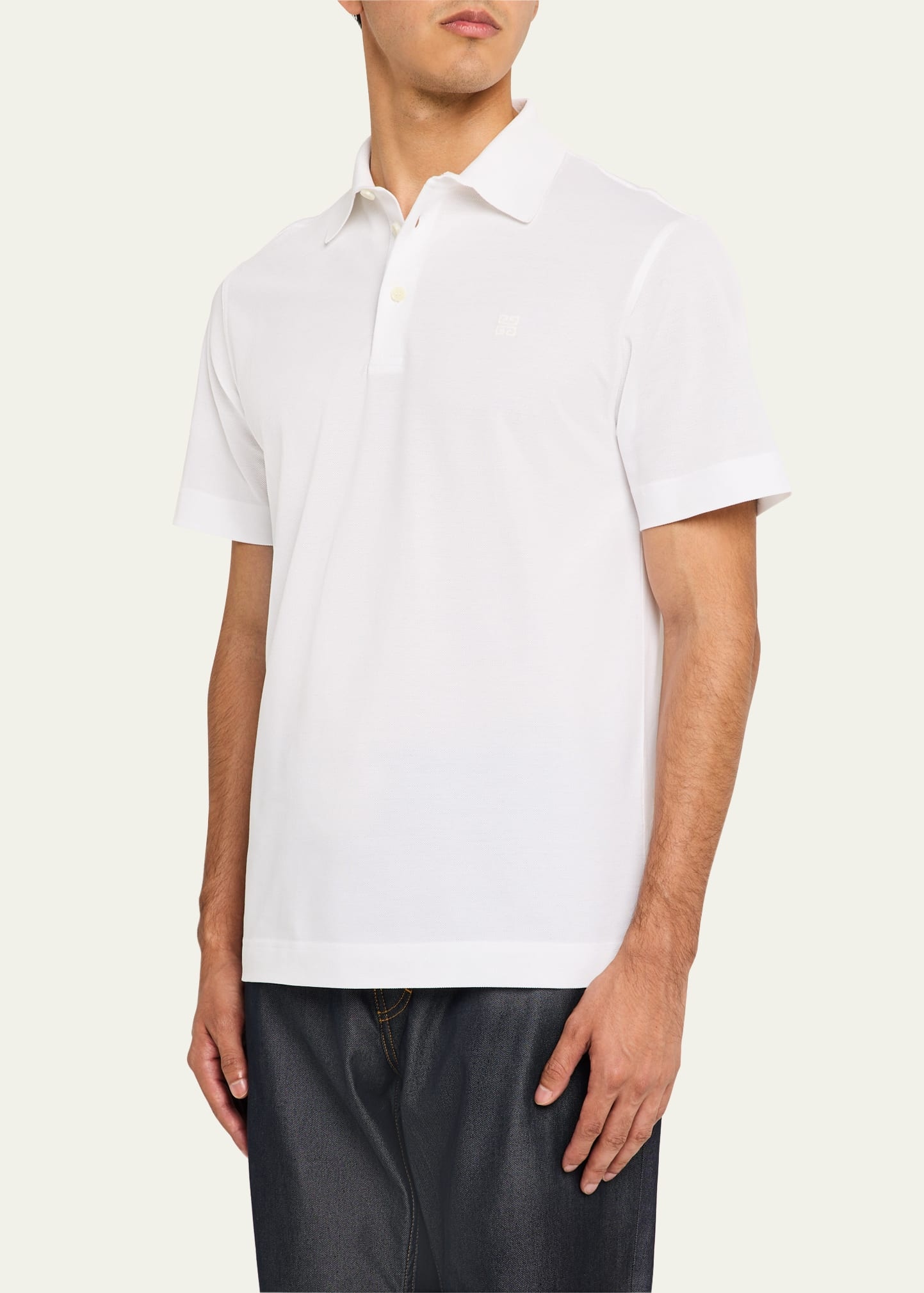 Men's 4G Pique Polo Shirt - 4