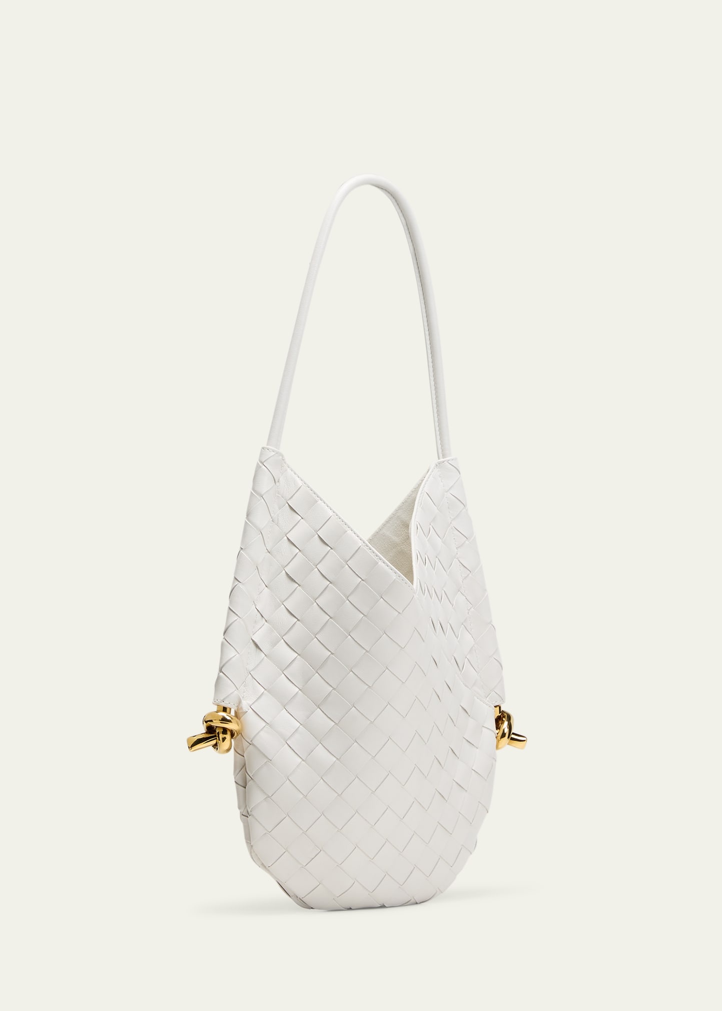 Solstice Small Intrecciato Lambskin Shoulder Bag - 3